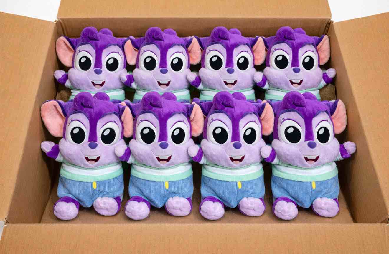 case of 40 chip chilla Charla Plush Toy 