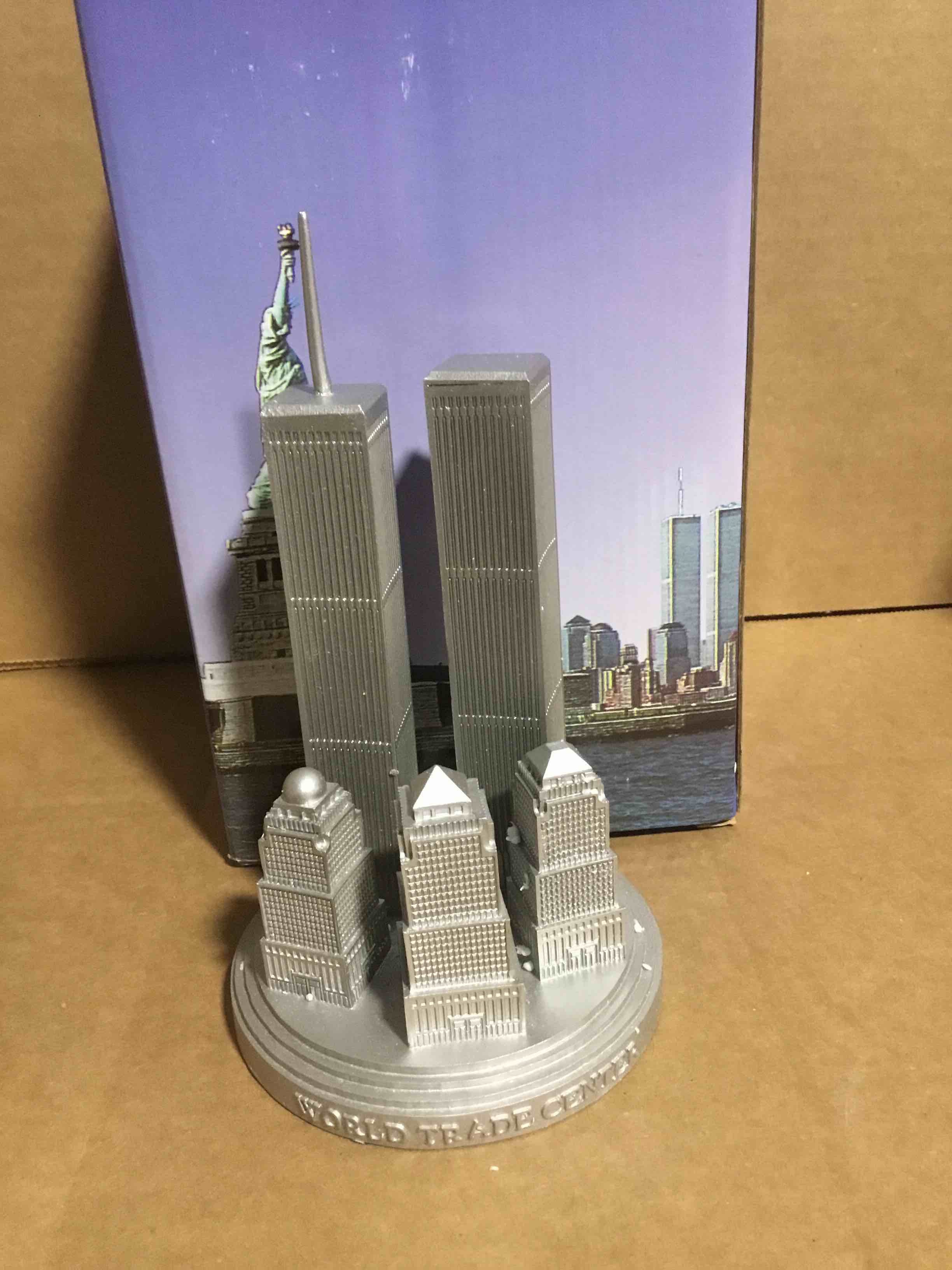 Condition photo showing New/Like New for New York City Construction Statue, World Trade Center
