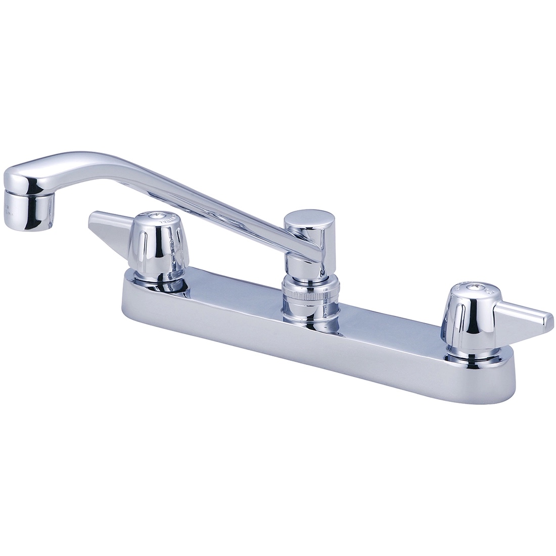 Central Brass Two Handle Cast Brass Kitchen Faucet