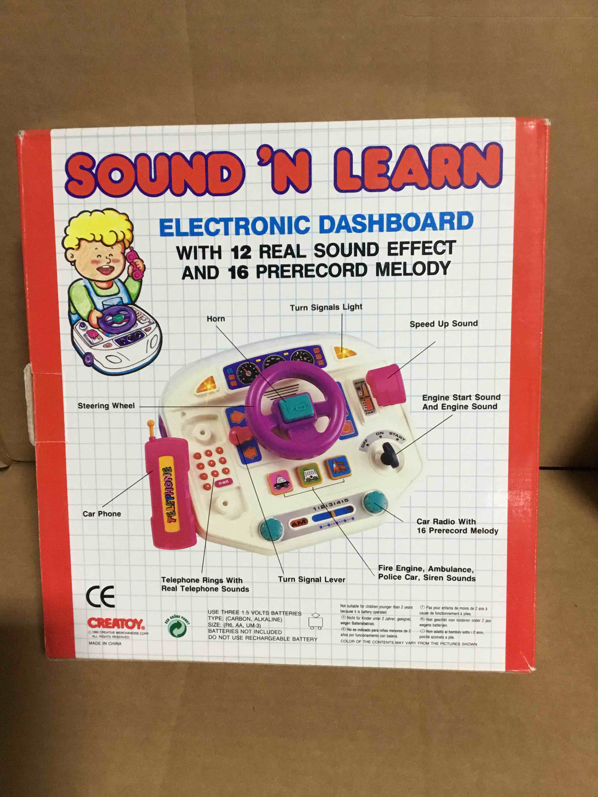 Condition photo showing New/Like New for Sound’n Learn Electronic Dashboard