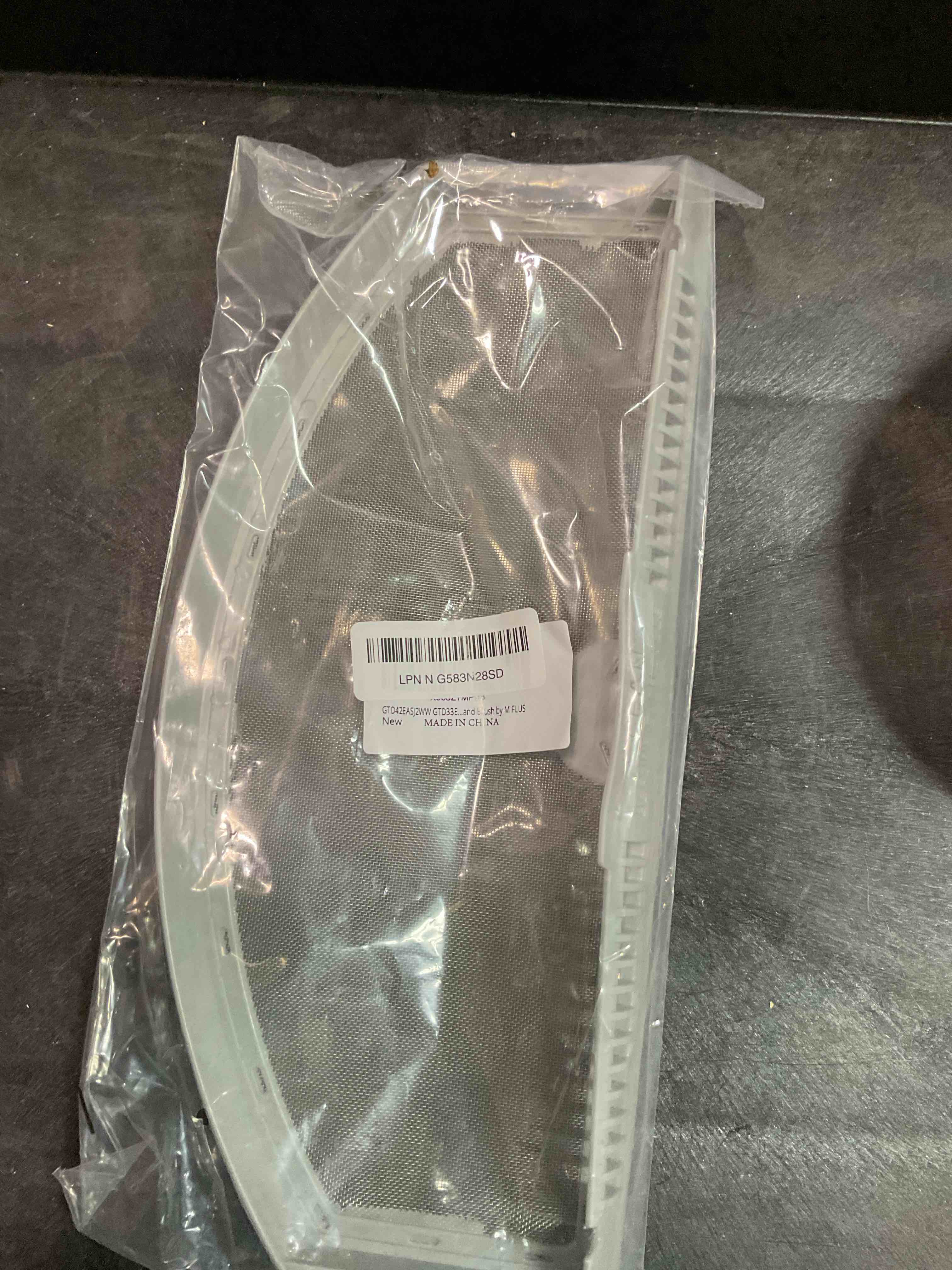 Condition photo showing New/Like New for GTD42EASJ2WW GTD33EASK0WW GTX22EASK0WW GTD65GBSJ3WS Dryer Lint Screen Replacement WE03X23881 Compatible for GE Hotpoint,Dryer Filter Lint Screen and Brush by MIFLUS