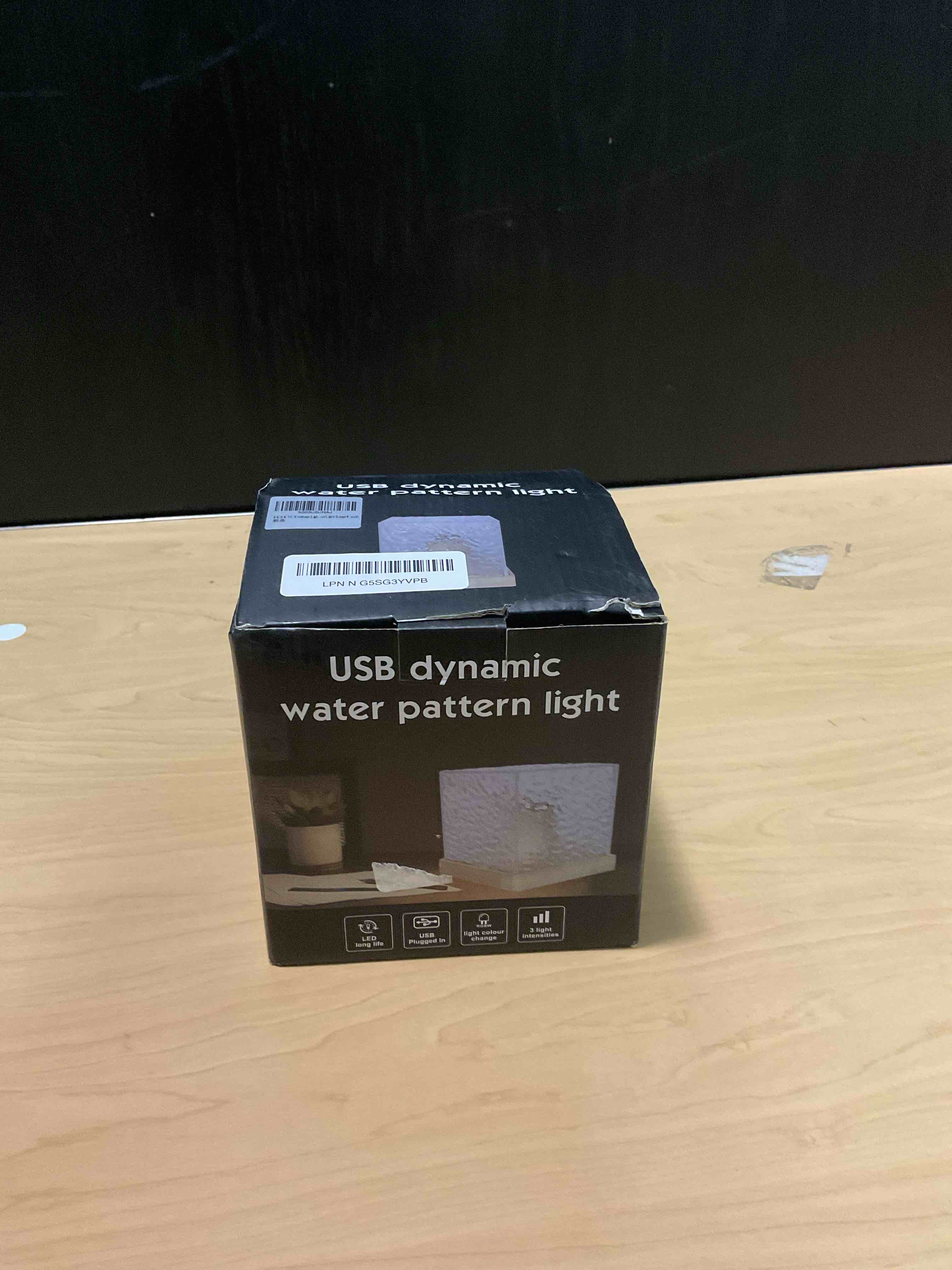 Condition photo showing Good Condition for RICHMYC Ocean Wave Projector Light, 16 Colors Gradual Rotating Water Lamp with Remote Control, Beach Decor Sea Themed Northern Lights Projector for Office Bedroom Bar Restaurant(Large Wood)