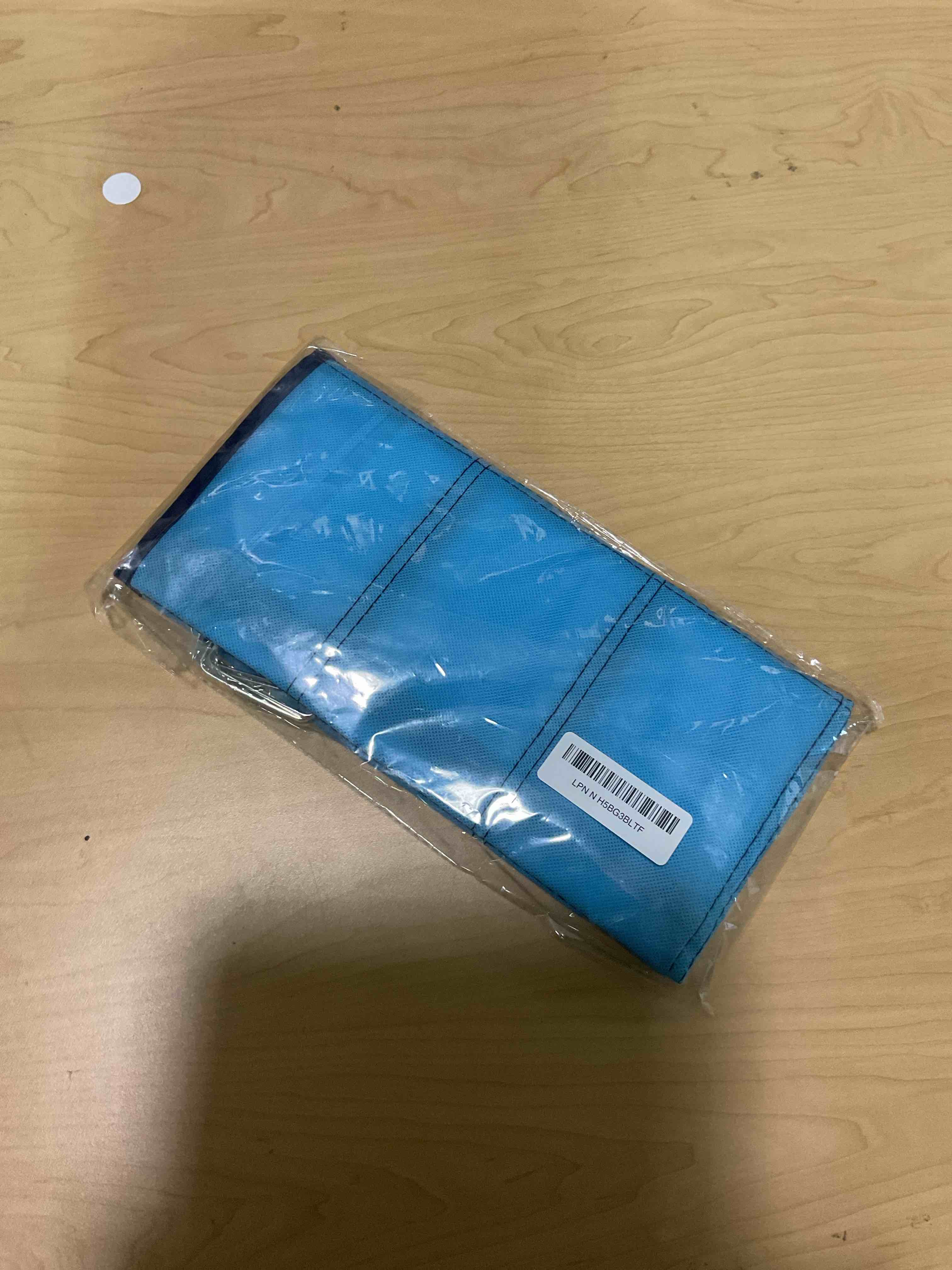 Condition photo showing Good Condition for Over the Door Organizer Cell Phone Hanging Classroom Pocket Chart Wall Door Closet Hanging Organizer Durable Fabric Storage Bag, 24 Pockets (Blue) 24 Blue