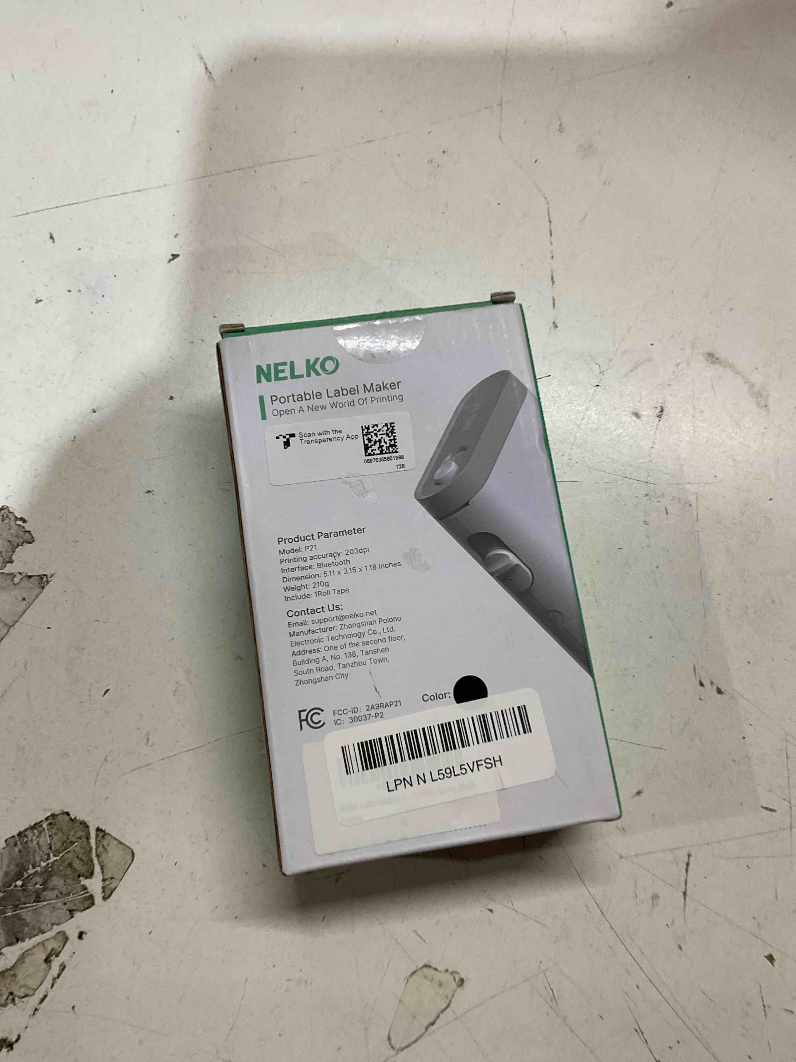 Condition photo showing Good Condition for NELKO portable Label Maker 