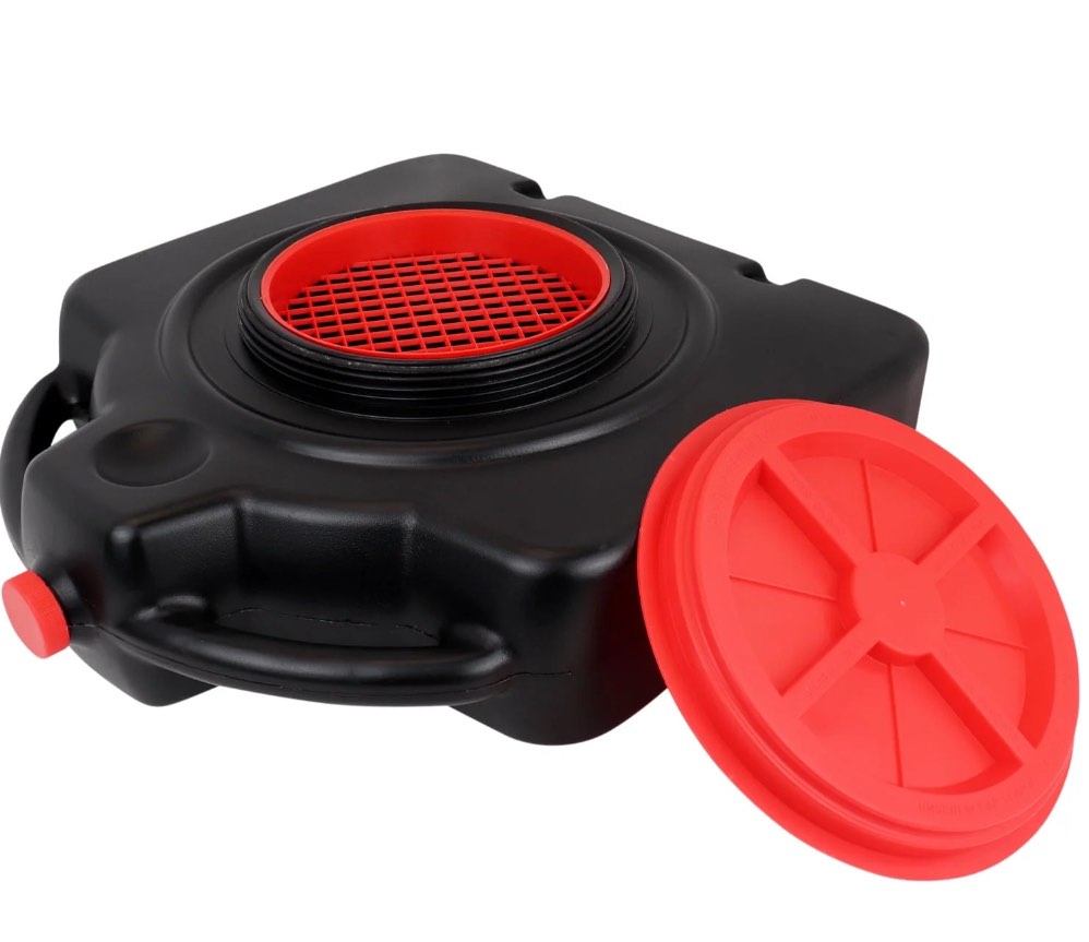 15-Quart Drain Pan W/ Filter Drain Screen