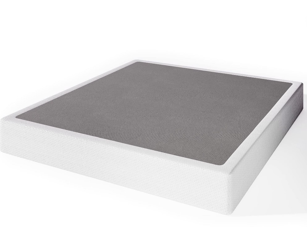 ULIESC Queen Box Spring, 7 Inch Queen Size Box Spring Only, Metal Box Spring Queen with Fabric Cover, Sturdy Mattress Foundation, Noise Free, Non-Slip, Easy Assembly