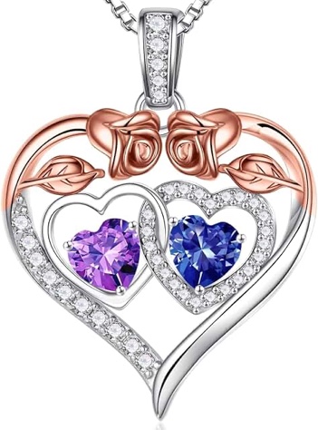 REDBEE Necklaces for Women  Heart Necklace Jewelry for Wife Girlfriend Woman Necklace