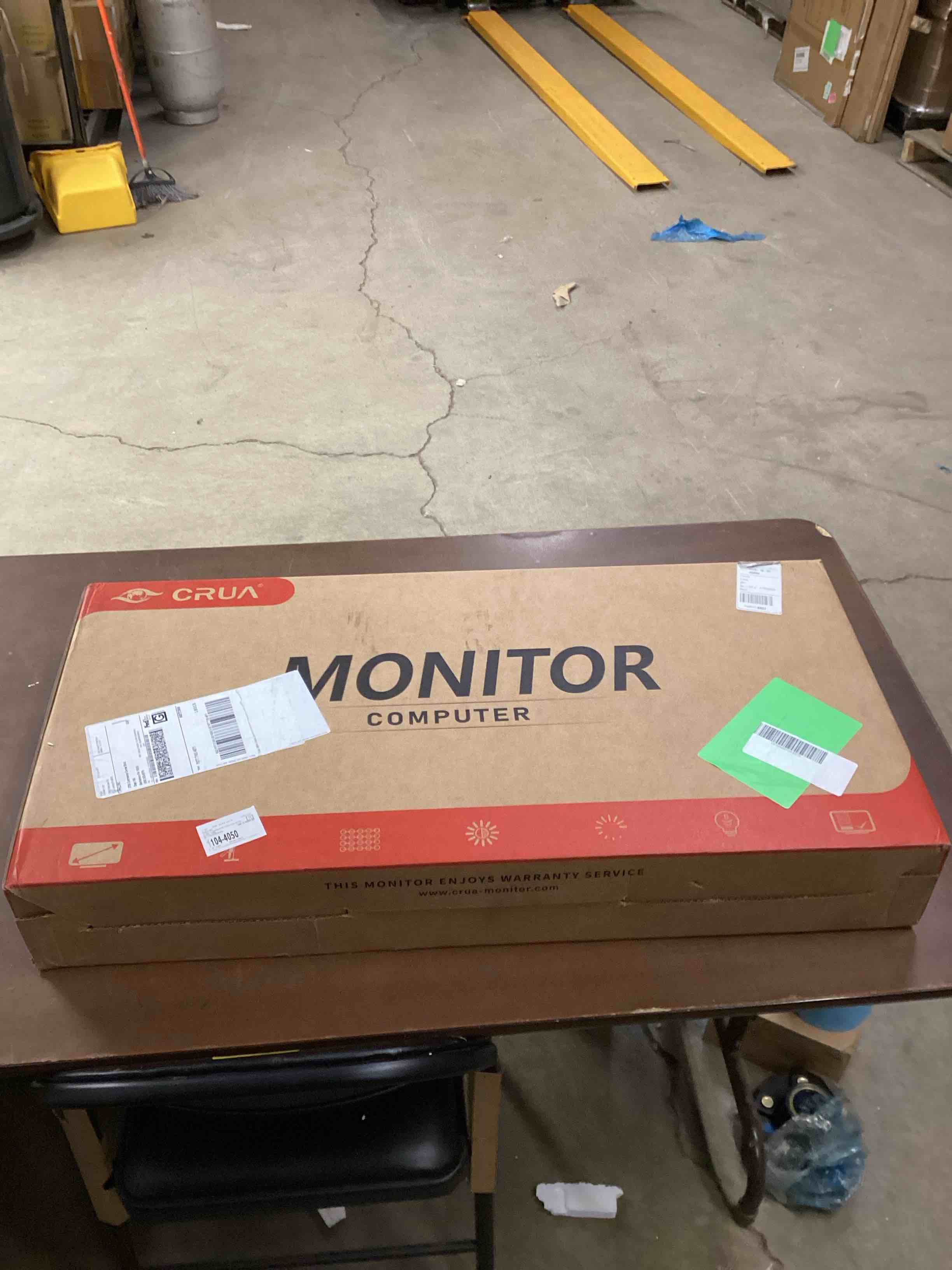 Condition photo showing As Is for CRUA 34 Inch 165Hz UWQHD IPS Utrawide Gaming Monitor,3440x1440,21:9, Built-in Speakers,120 sRGB,HDMI/DP,Wall Mountable-Black