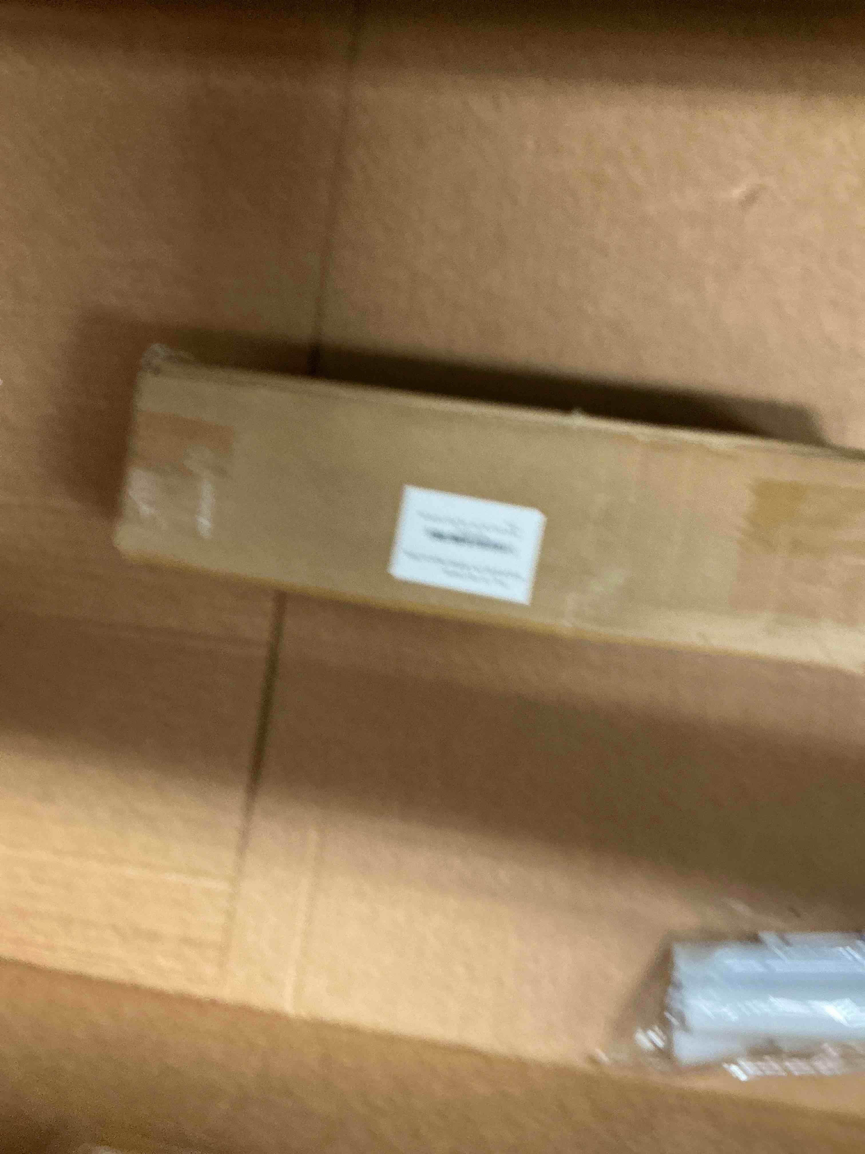 Condition photo showing New/Like New for Goovilla Shelf Bracket, Heavy Duty Floating Shelf Brackets 12 inch Long, 6 Pack Brackets for Shelves, Black Coated Metal Wall Shelf Support Brackets with 1/5 Inch Thick and 160 lb. Load Capacity 12 Inch Black 6Pack