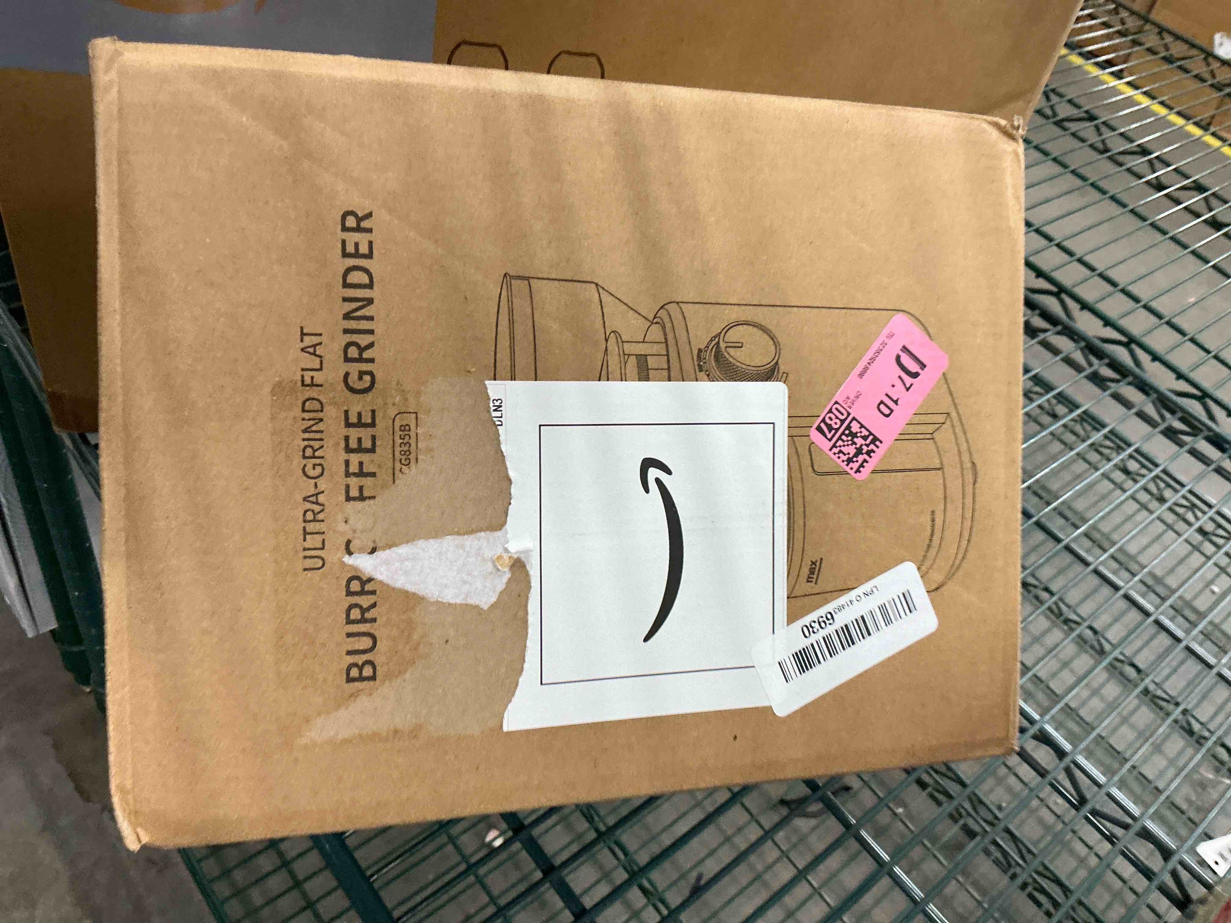 Condition photo showing Good Condition for SHARDOR Electric Burr Coffee Grinder 2.0, Adjustable Burr Mill with 16 Precise Grind Setting for 2-14 Cup, Black