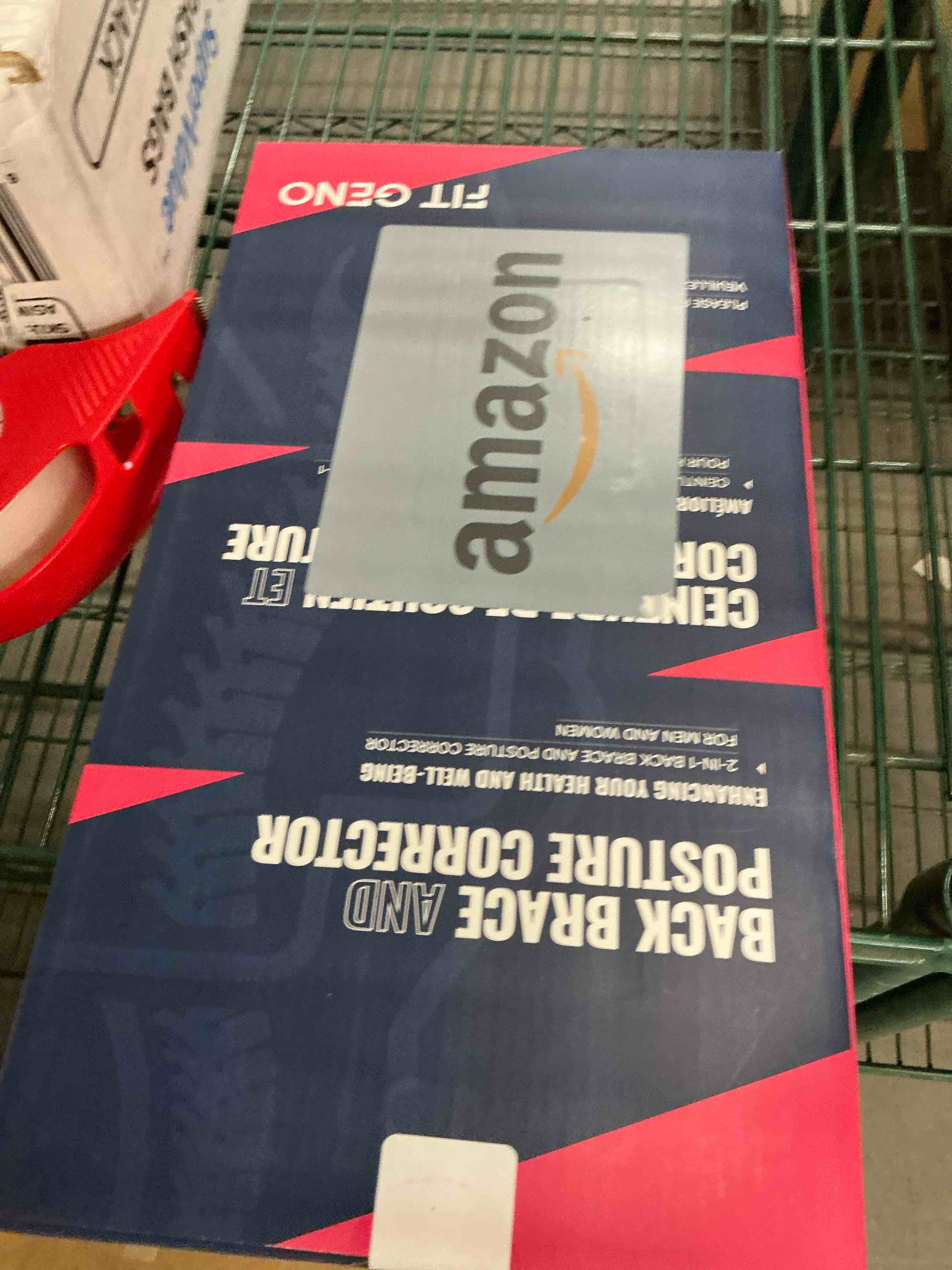 Condition photo showing New/Like New for Fit Geno Back Brace Posture Corrector for Men & Women: Shoulder Straightener Adjustable Full Back Support Pain Relief - Scoliosis Hunchback Spine Corrector (Small) Beige Small