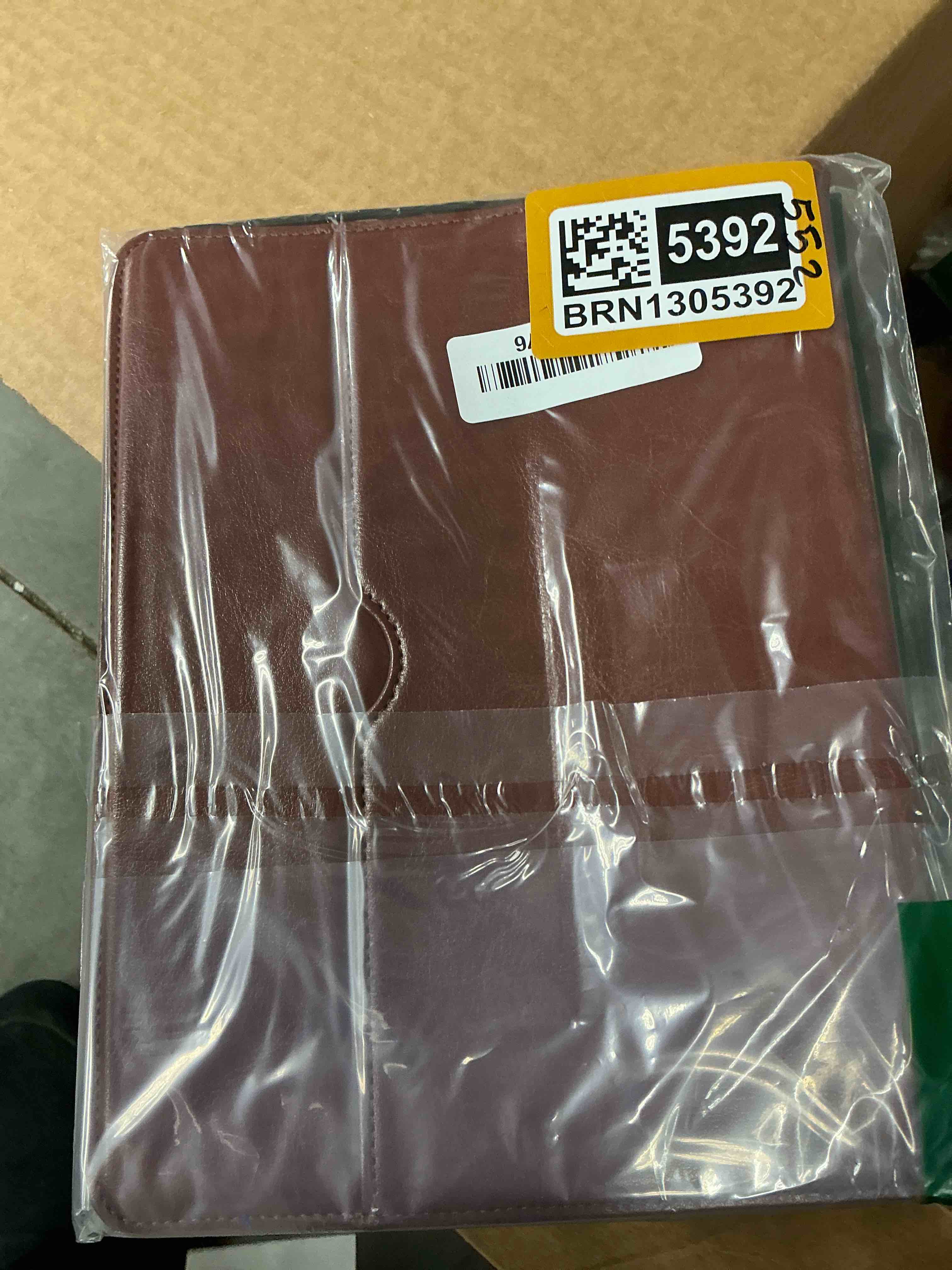 Condition photo showing Good Condition for DTTO for iPad Air 11-inch Case M3/M2 (2025/2024), iPad Air 5th / 4th Generation (2022/2020), Premium Leather Business Folio Stand Cover with Pencil Holder - Auto Sleep/Wake, Brown A-Brown