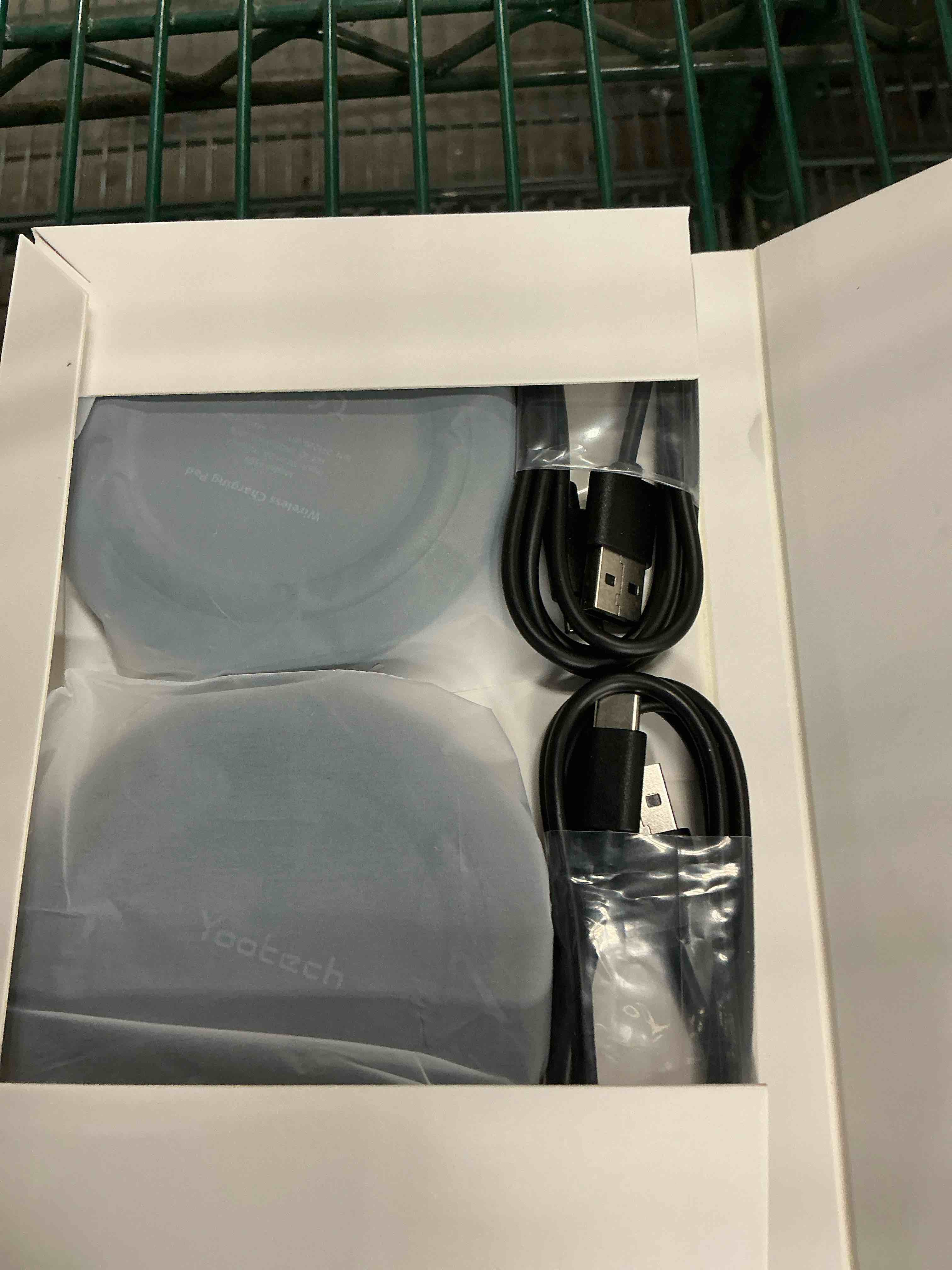 Condition photo showing New/Like New for Yootech [2 Pack] Wireless Charger,10W Max Wireless Charging Pad Compatible with iPhone 17/17 Pro/17 Pro Max/Air/16/15/14/13/SE 2022/12/11,Samsung Galaxy S25/S24,for AirPods Pro 3(No AC Adapter)