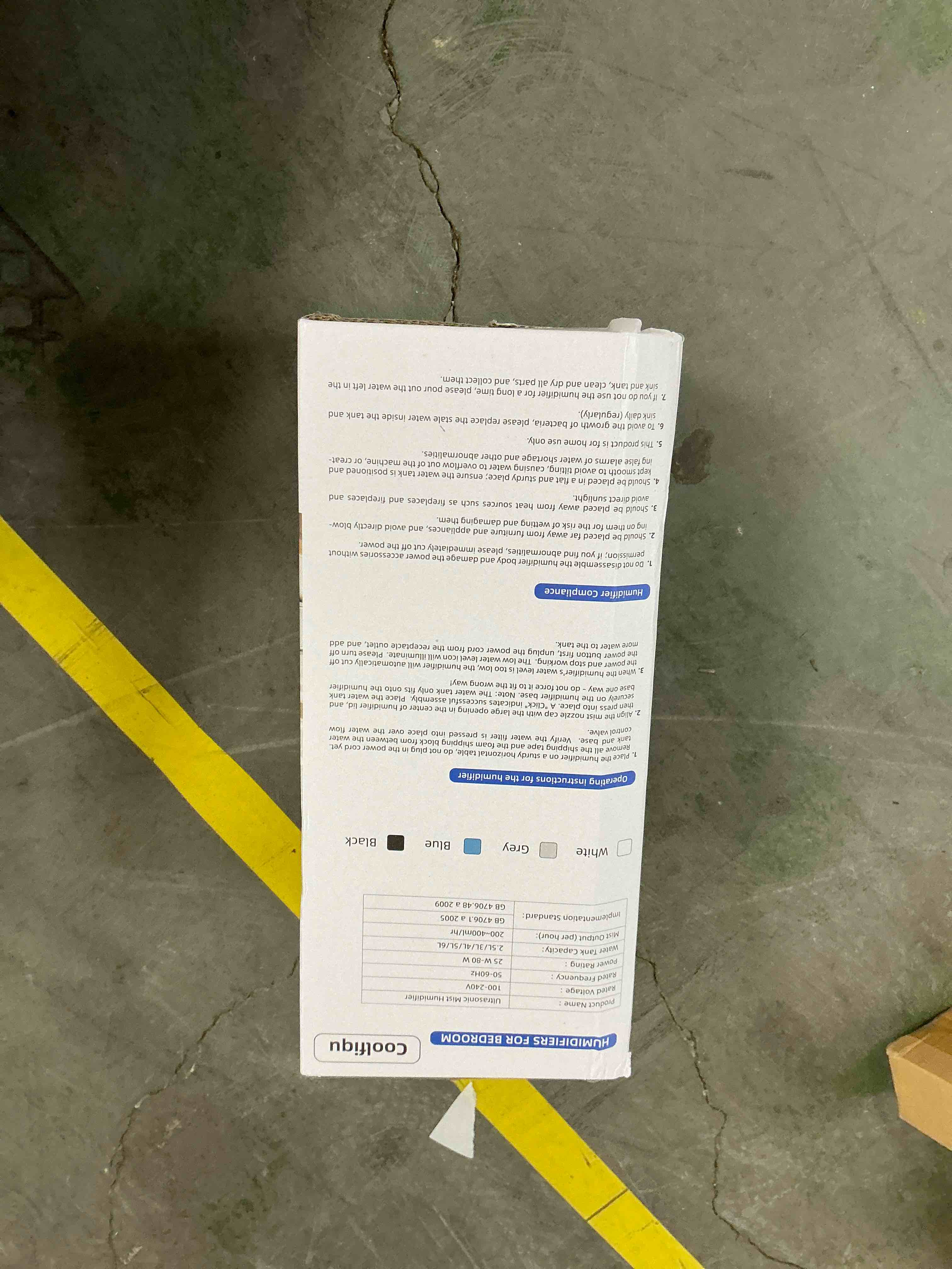 Condition photo showing Good Condition for 6L Humidifiers for Bedroom Large Room Home, Cool and Warm Humidifier for Plants Mist Top Fill Desk Humidifier Essential Oil Diffuser, Quiet Humidifiers with Adjustable Mist,360°Nozzle-Black