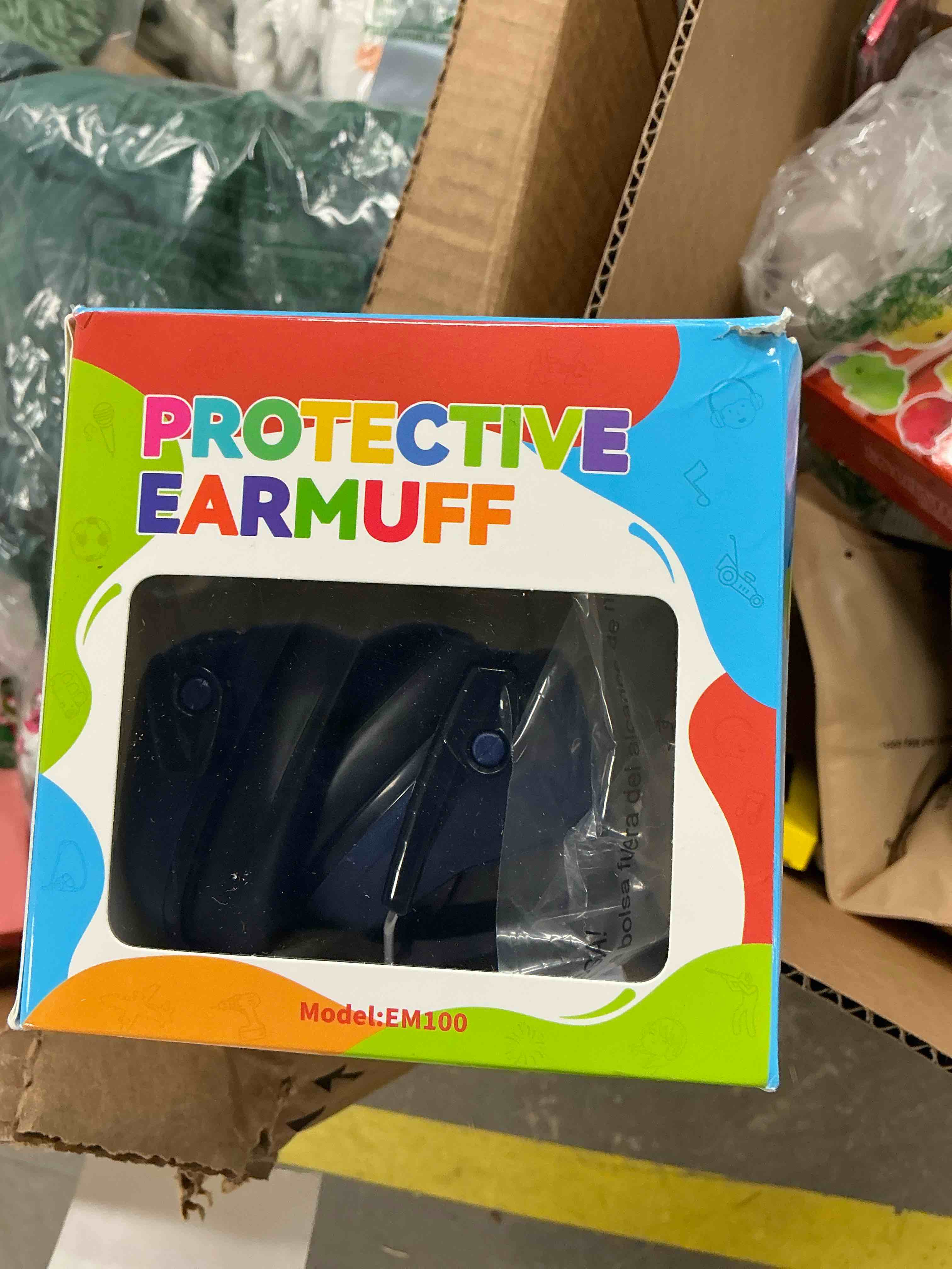 Condition photo showing Good Condition for Ear Muffs for Noise Reduction: SNR27.4 Noise Cancelling Headphones for Kids with Adjustable Headband, Hearing Protection Earmuffs for Monster Truck, Fireworks and Kids Autism, Dark Blue