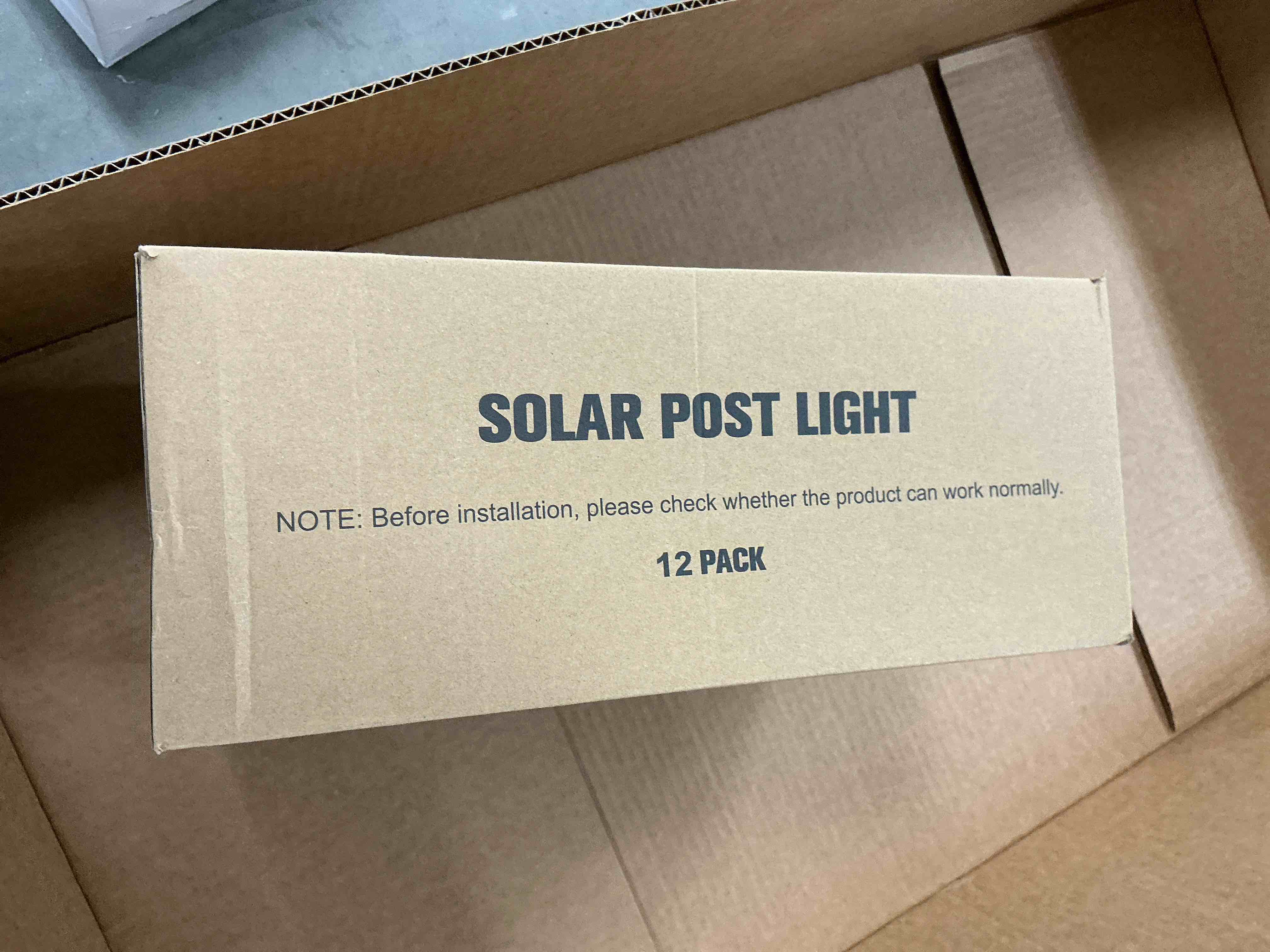Condition photo showing New/Like New for APONUO 6 Pack Solar Post Cap Lights RGB Color Changing - 8 Solid Colors & Flowing Multicolor, IP65 Waterproof for 4x4 Wood/Vinyl Posts, Auto On/Off Deck Fence Patio Garden Lighting, Black Black 6 Pack