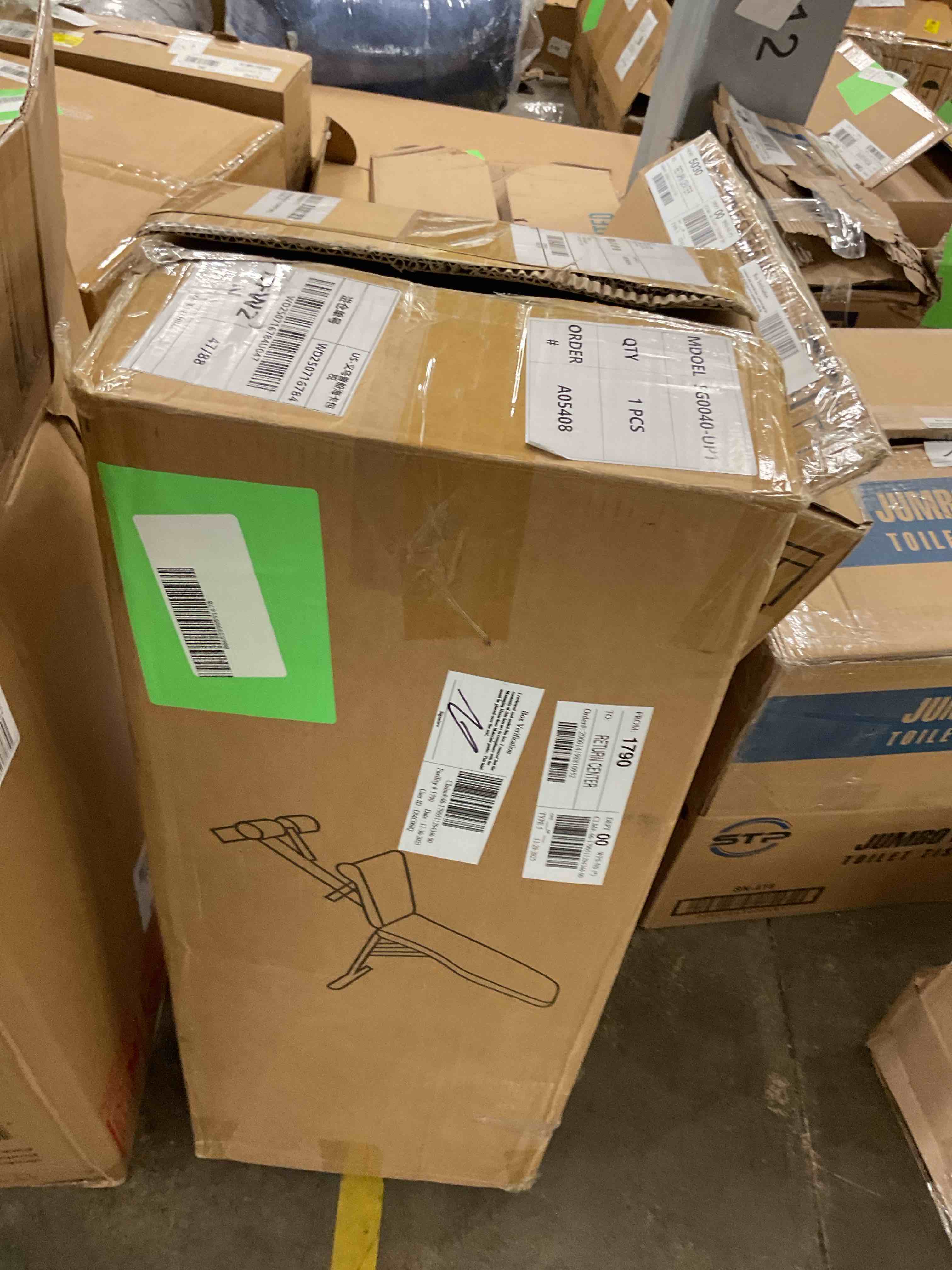 Condition photo showing Good Condition for RICAN Weight Bench, Foldable 8-in-1 Workout Bench for Full Body Exercise, 1000lb Max Load, Adjustable Fitness Bench for Home Gym Strength Training