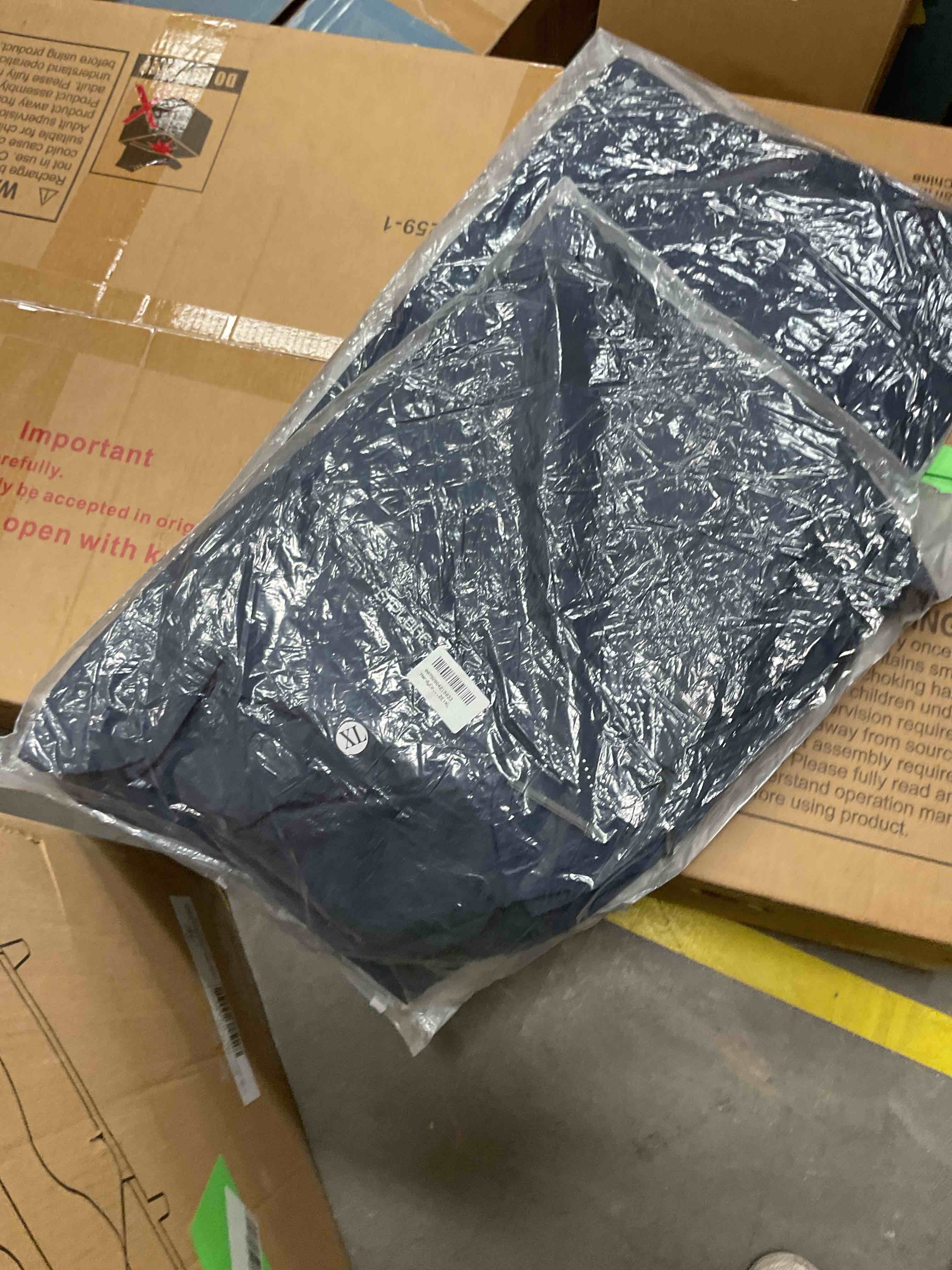 Condition photo showing New/Like New for NKZNKZ Men XL Jacket Waterproof Coat Men s Lightweight Softshell Jacket with Hood Waterproof Lined Windbreaker Outdoor Coat for Hiking Blue SIZE:XL