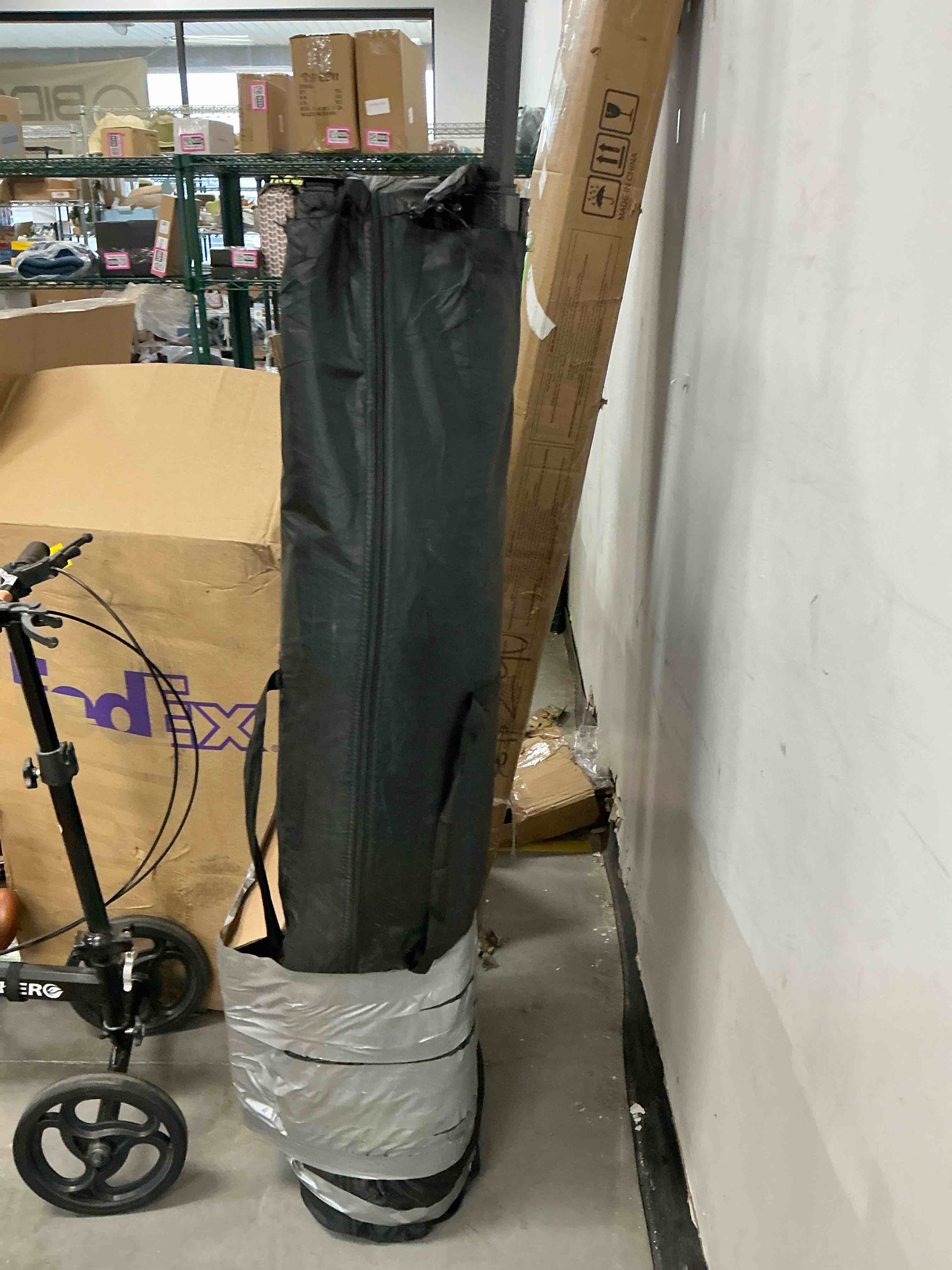 Condition photo showing As Is for GVDV 10x20 FT Pop up Canopy tent with Removable Sidewalls, Instant Canopies Portable Gazebo, UV Resistant Waterproof, Enclosed Canopy Tent for Outdoor Events, Patio, Backyard, Party, Parking