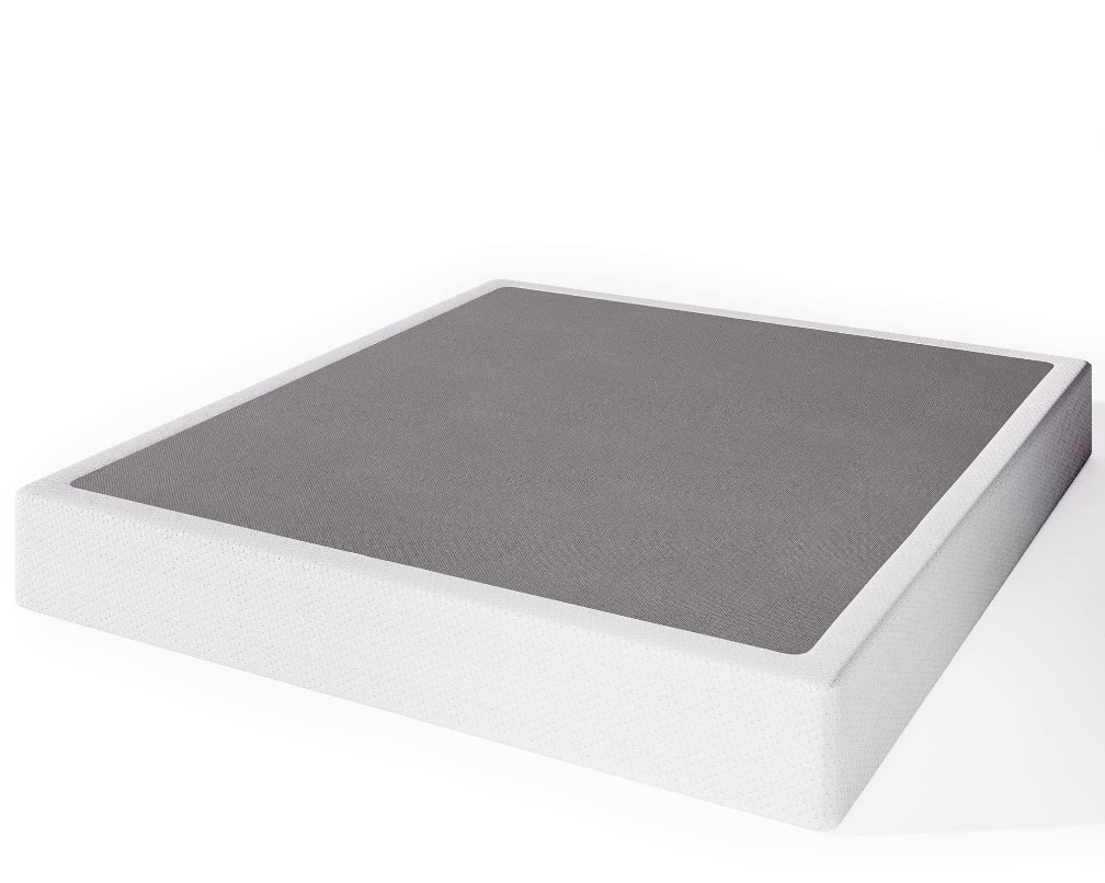 ULIESC Queen Box Spring, 7 Inch Queen Size Box Spring Only, Metal Box Spring Queen with Fabric Cover, Sturdy Mattress Foundation, Noise Free, Non-Slip, Easy Assembly