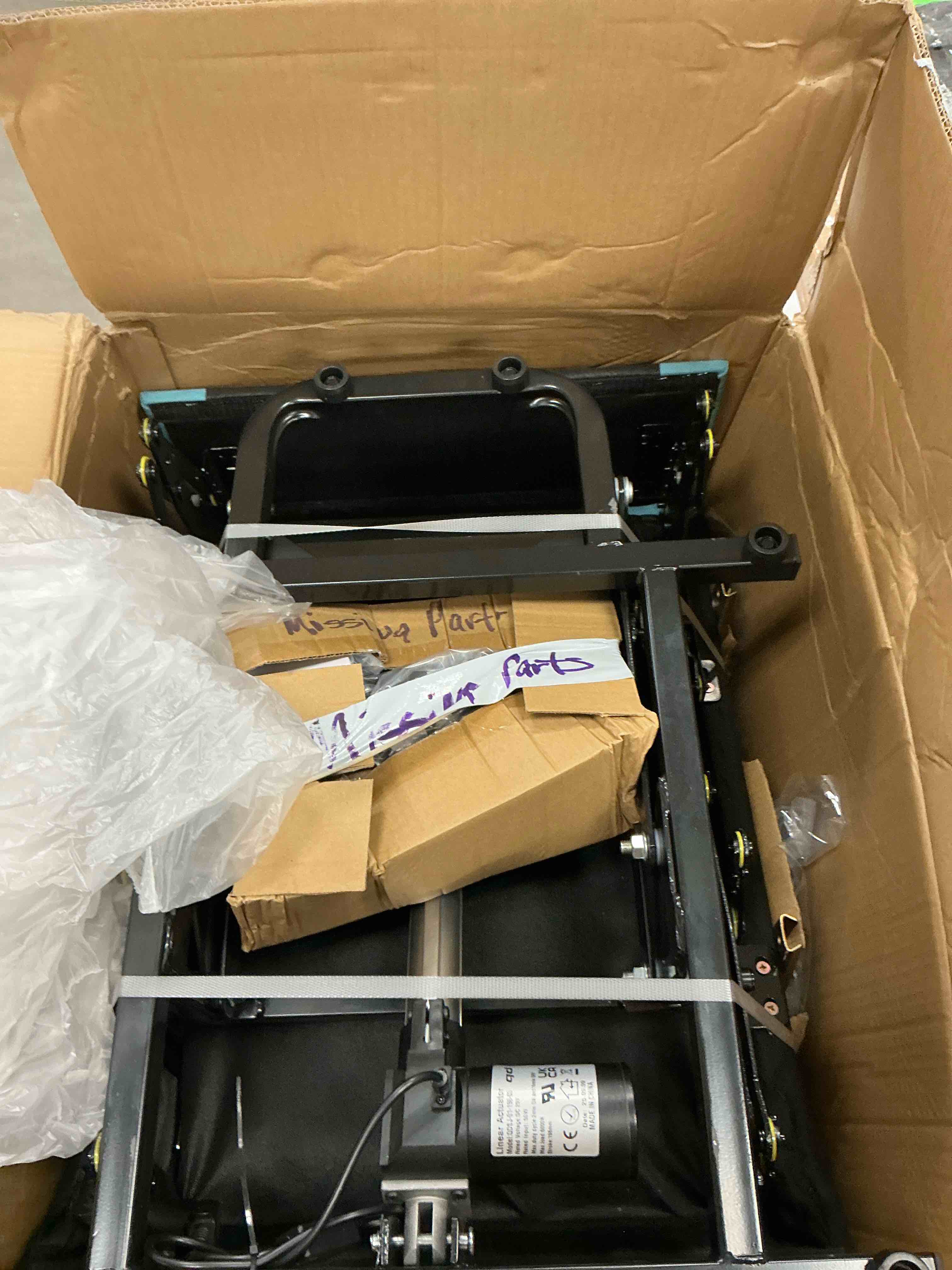 Condition photo showing New/Like New for JONPONY Power Lift Recliner Chair Recliners for Elderly with Heat and Massage Recliner Chair for Living Room with Infinite Position and Side Pocket,USB Charge Port,Blue