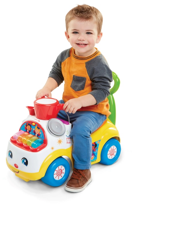 Fisher-Price Little People Music Parade Ride-On with Lights and Sounds for Ages 1-3