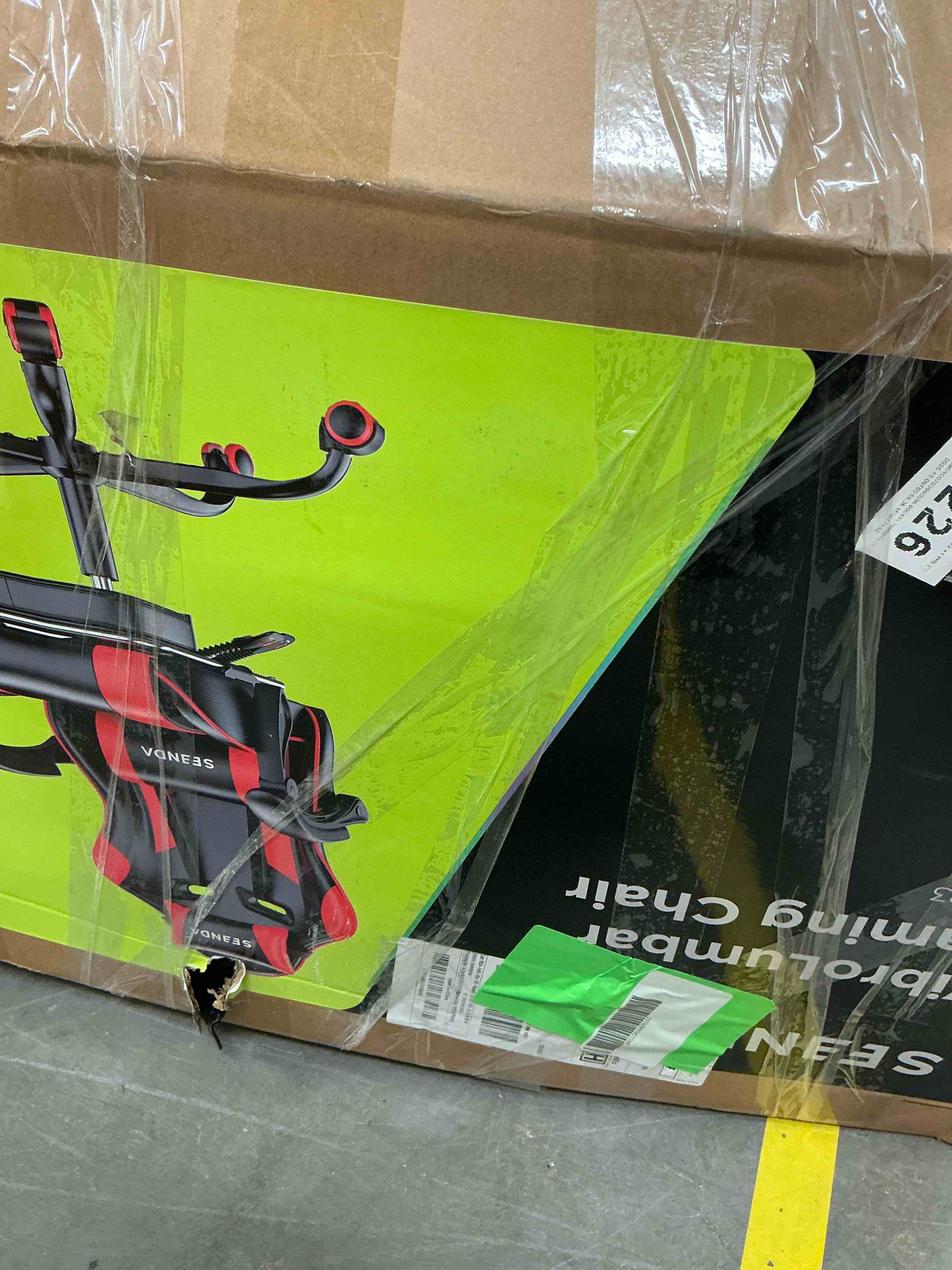 Condition photo showing Good Condition for Gaming Chair, Seenda Ergonomic Video Game Chair with Footrest and Lumbar Support,Computer Chair Height Adjustable with Swivel Seat and Headrest