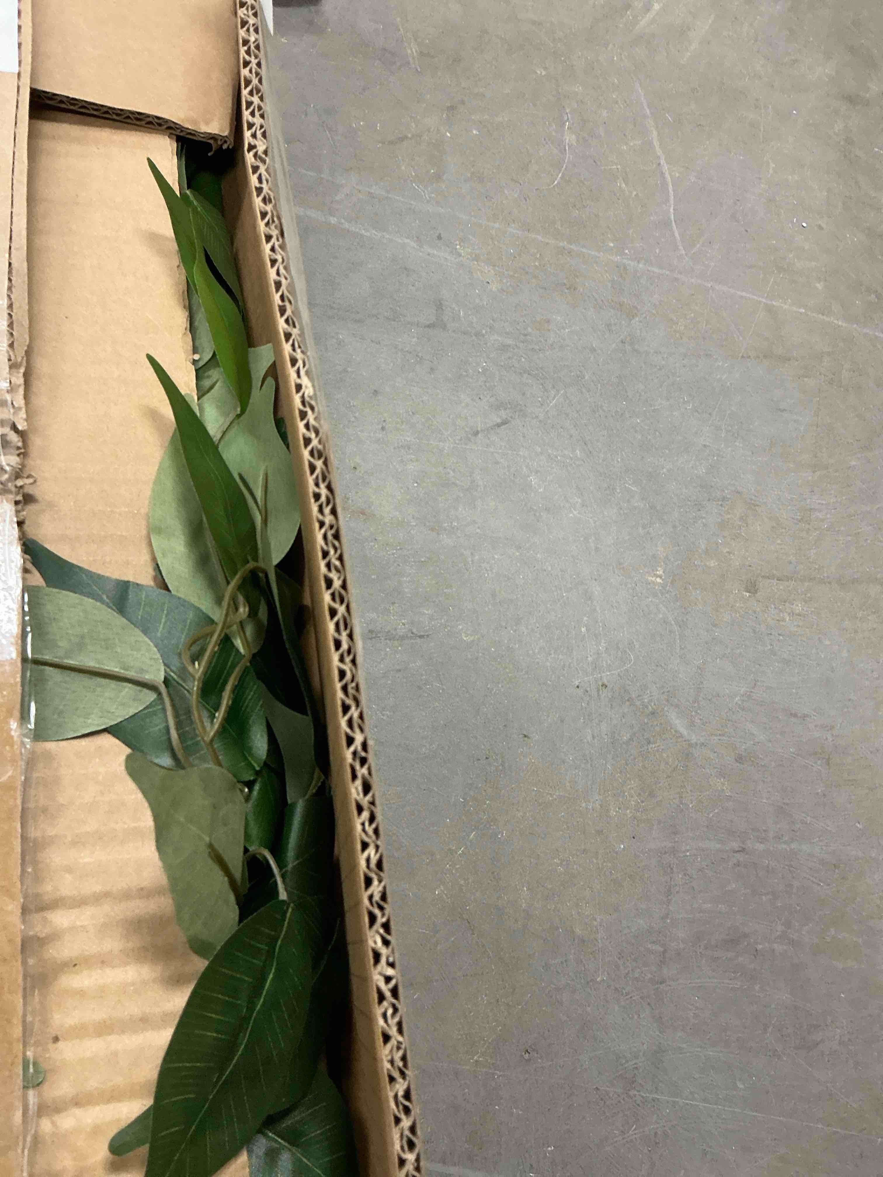 Condition photo showing New/Like New for 7FT Artificial Ficus Tree with Natural Wood Trunk and Lifelike Leaves, Silk Fake Potted Tree with Wood Branches, Faux Tree for Office Home Decor