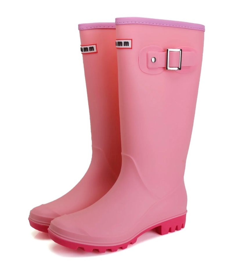 rain boots for women, waterproof knee high rubber boots, fashion comfy tall water boots lightweightr garden booties for outdoor