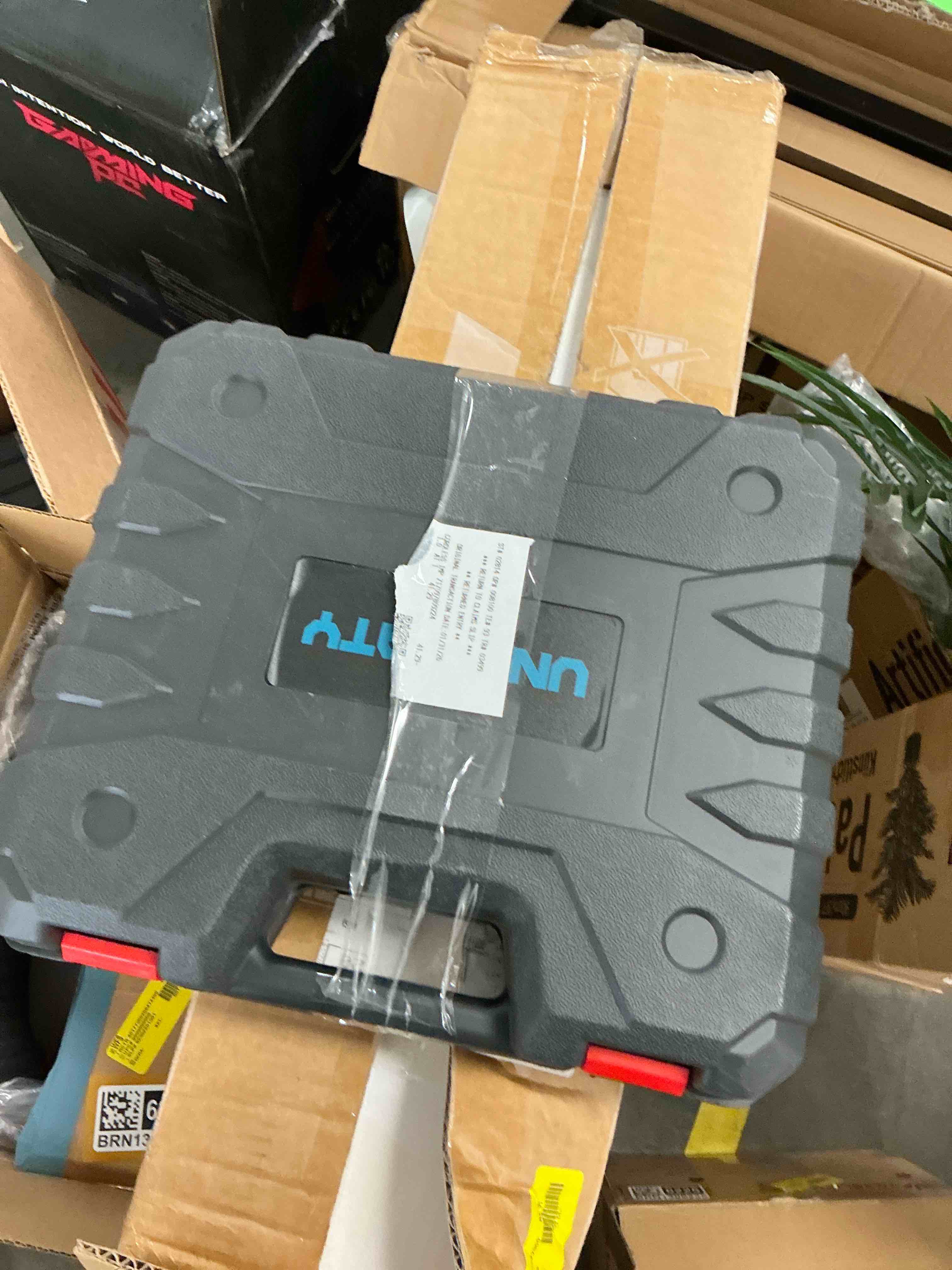 Condition photo showing Good Condition for Cordless Impact Wrench, UNTIMATY 1/2 inch Brushless Impact Gun, Max Torque 320 Ft-lbs?430N.m? Impact Wrench with 21V Brushless Motor, with 3.0Ah Li-ion Battery & 7 Sockets,Blue