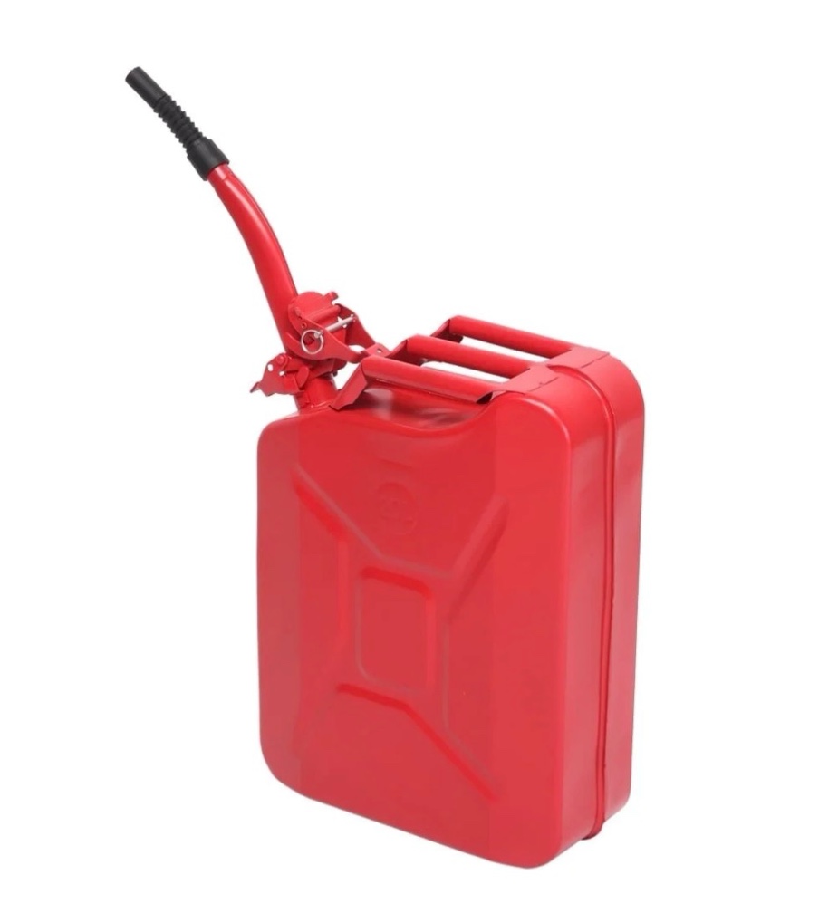 ktaxon portable jerry can 20l 5gal capacity, emergency backup fuel container, red, us standard