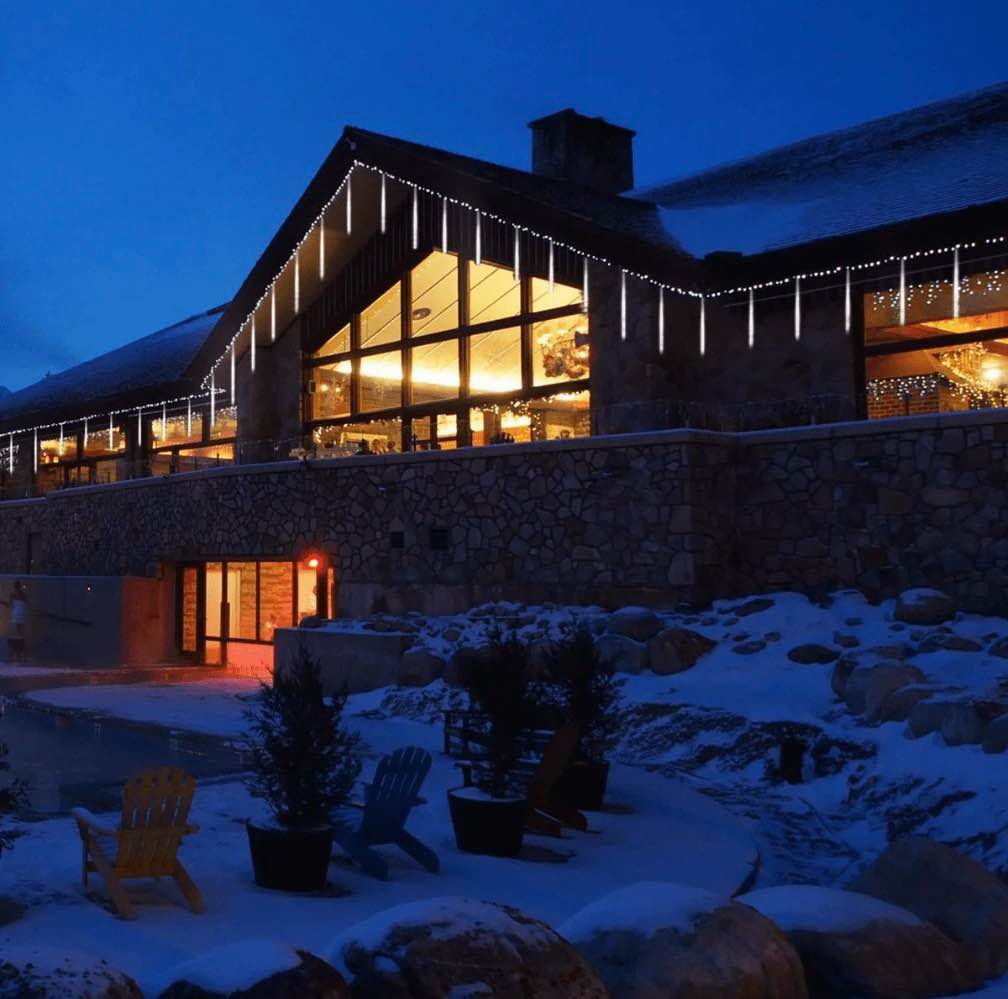 Condition photo showing Good Condition for Upgraded Meteor Shower Rain Lights - Waterproof Drop Icicle Snow Falling Raindrop 50cm 10 Tubes Cascading Lights for Wedding Xmas Home Décor (2Pack Cool White)