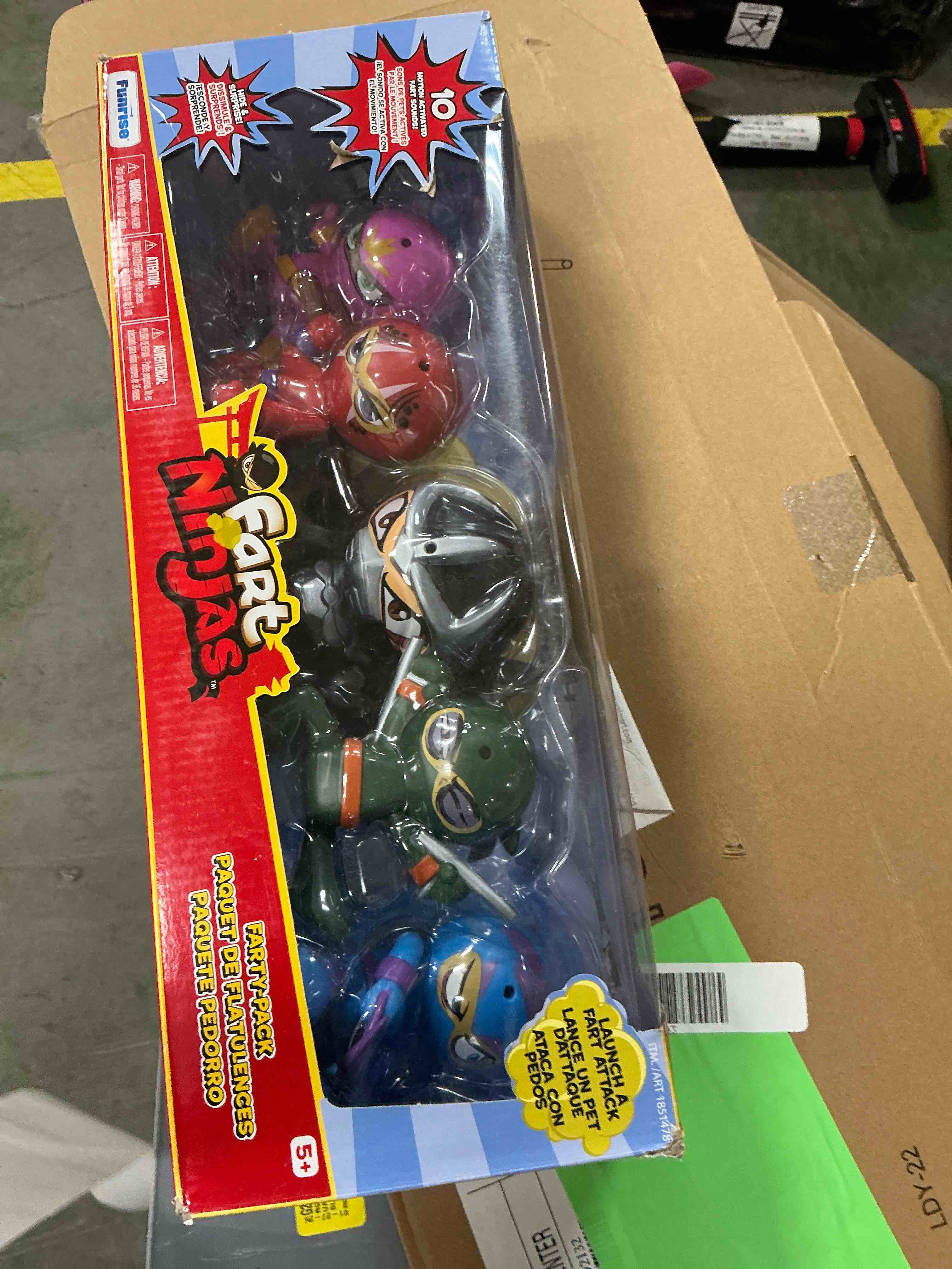 Condition photo showing New/Like New for Funrise Fart Ninjas 5 Pack, Farty Pack