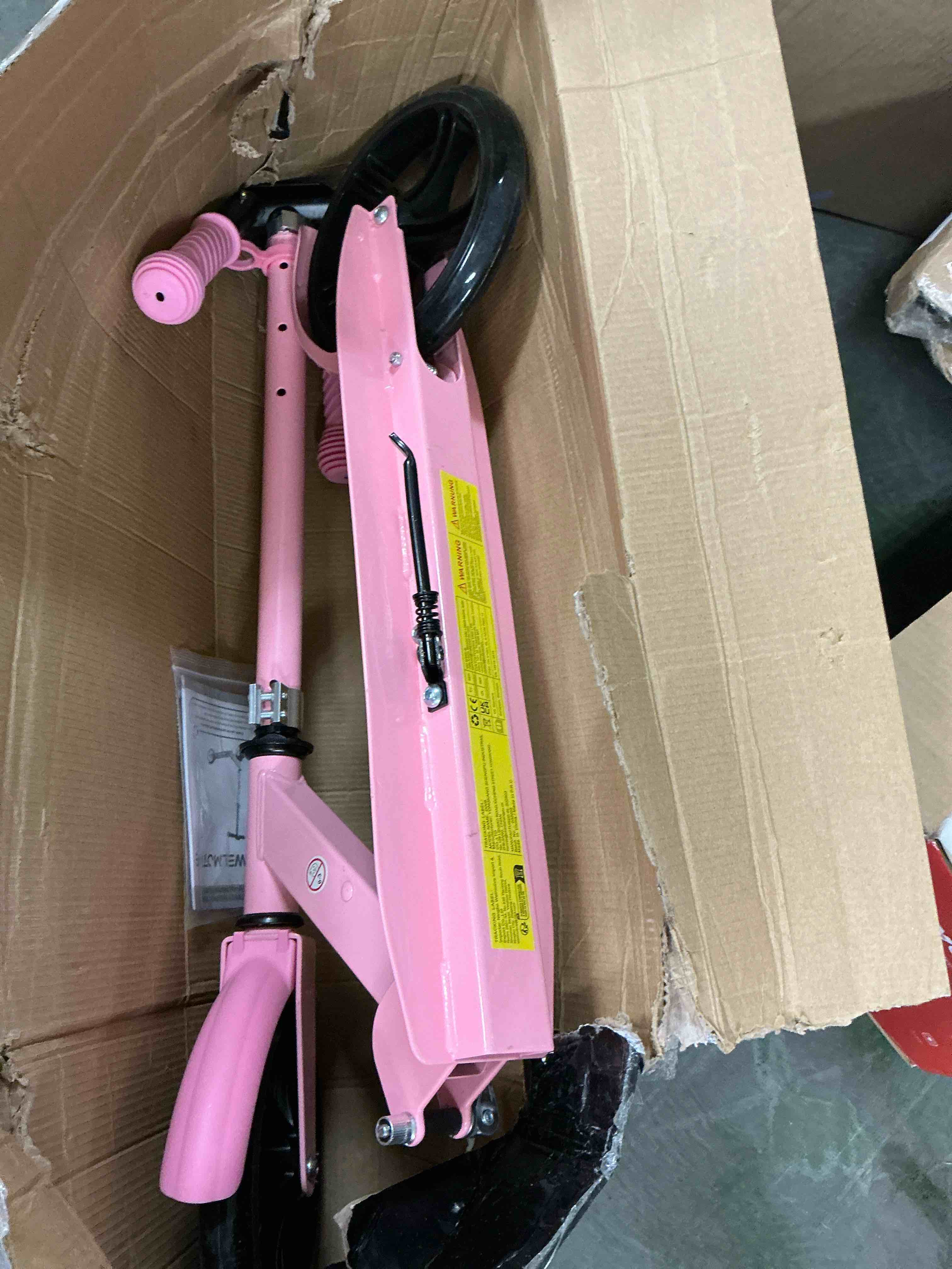 Condition photo showing Good Condition for Welmotive Scooter for Kids Ages 6+, Teens & Adults, Lightweight Kick Scooter 3 Adjustable Heightand Rear Brake, Big Wheel Foldable Scooter for Indoor & Outdoor.