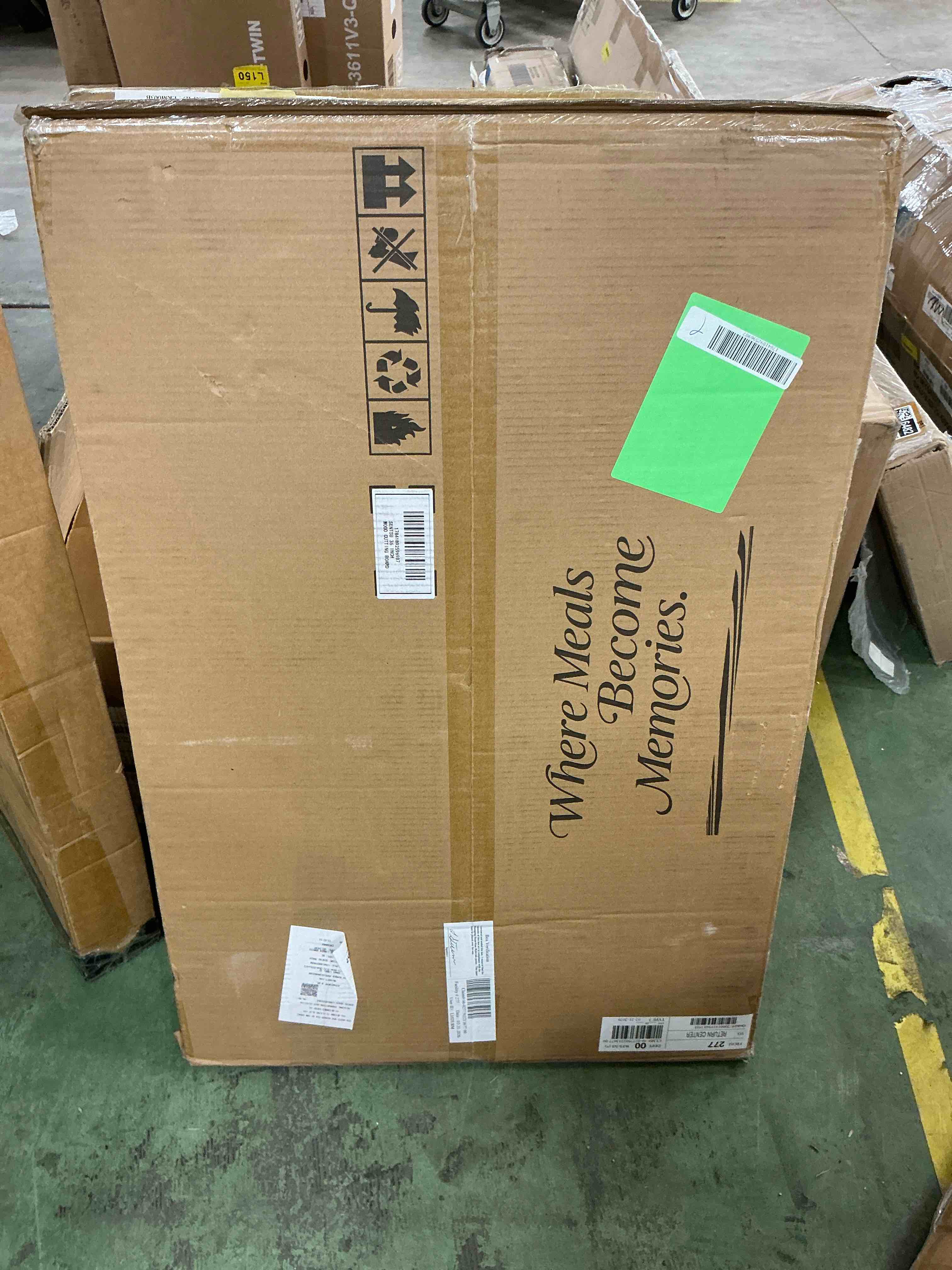 Condition photo showing New/Like New for Sentsu 36x24 Extra Large Acacia Wood Cutting Boards with Juice Groove and Handles, 5XL Stove Top Cover Thick Heavy Duty Pre-Oiled