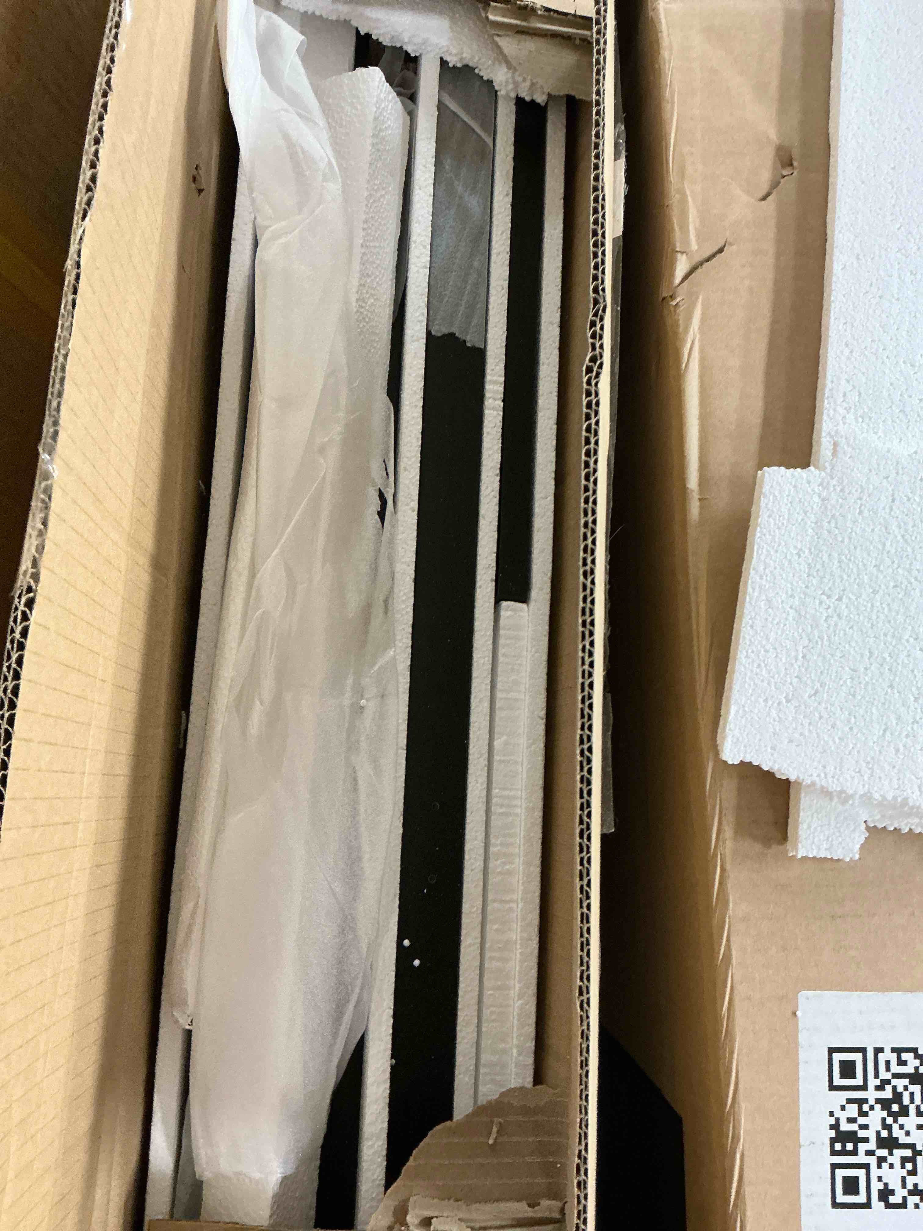 Condition photo showing New/Like New for Homall 6 Drawer Wood Dresser Furniture, Double Tier Storage Cabinet for Bedroom & Living Room,Black Finish