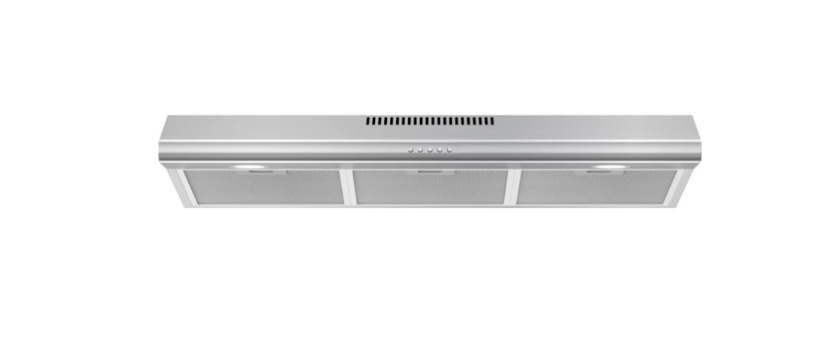 FIREGAS 36 Inch Under Cabinet Range Hood  3 Speed  200 CFM Ducted/Ductless Kitchen Hood  LED Lights