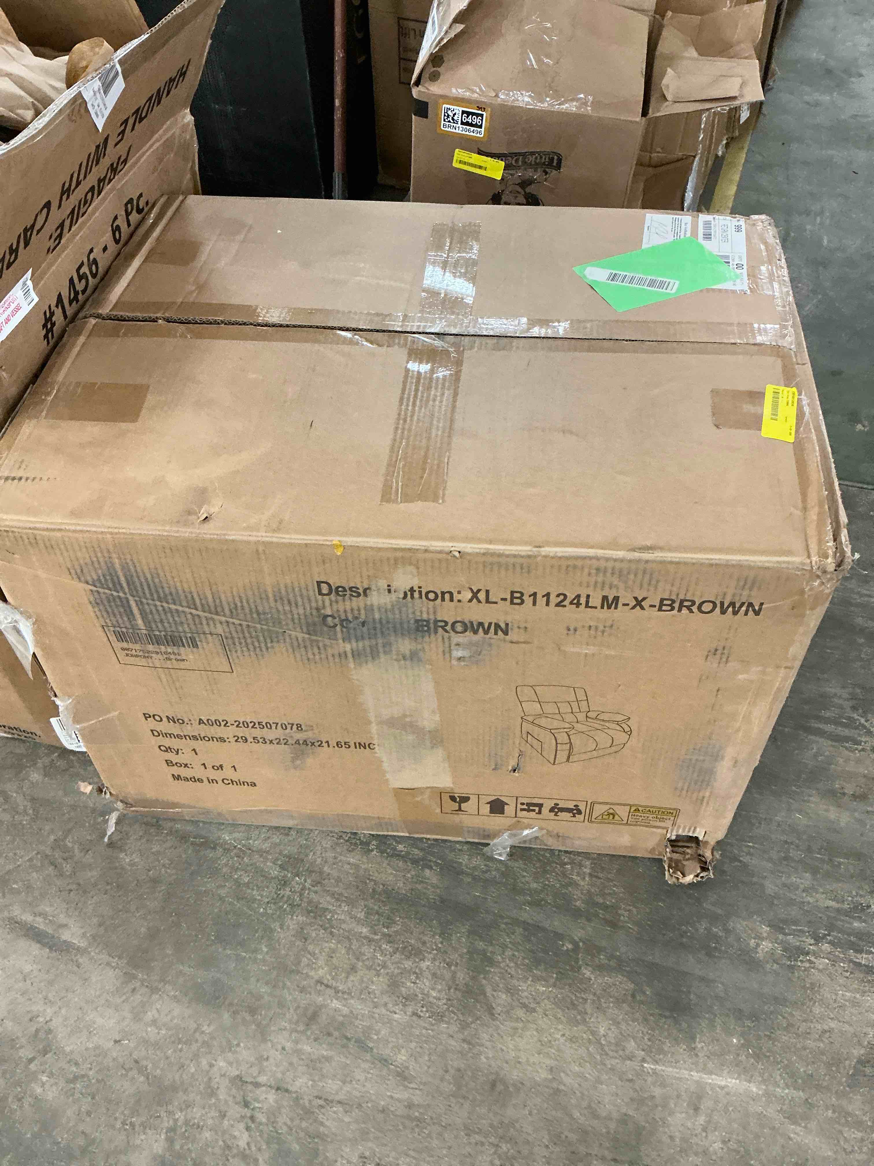 Condition photo showing New/Like New for JONPONY Power Lift Recliner Chair Recliners for Elderly with Heat and Massage Recliner Chair for Living Room with Infinite Position and Side Pocket,USB Charge Port,Brown