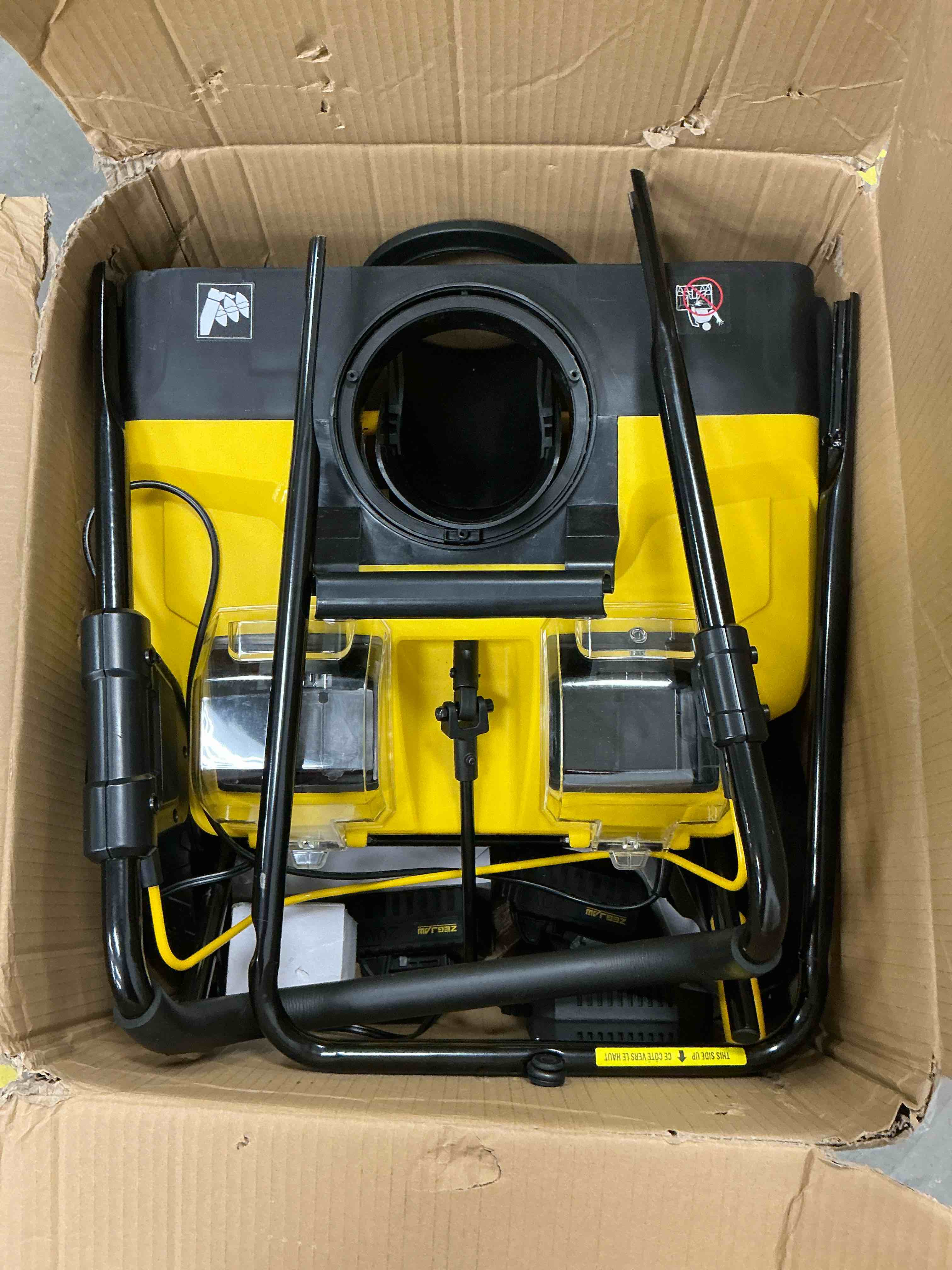 Condition photo showing Good Condition for ZEGJAW 40V 20-Inch Snow Blower Cordless Electric Snow Blower with Brushless Motor Dual LED Light 2x4.0 Ah Batteries and Dual Charger for Walkways a