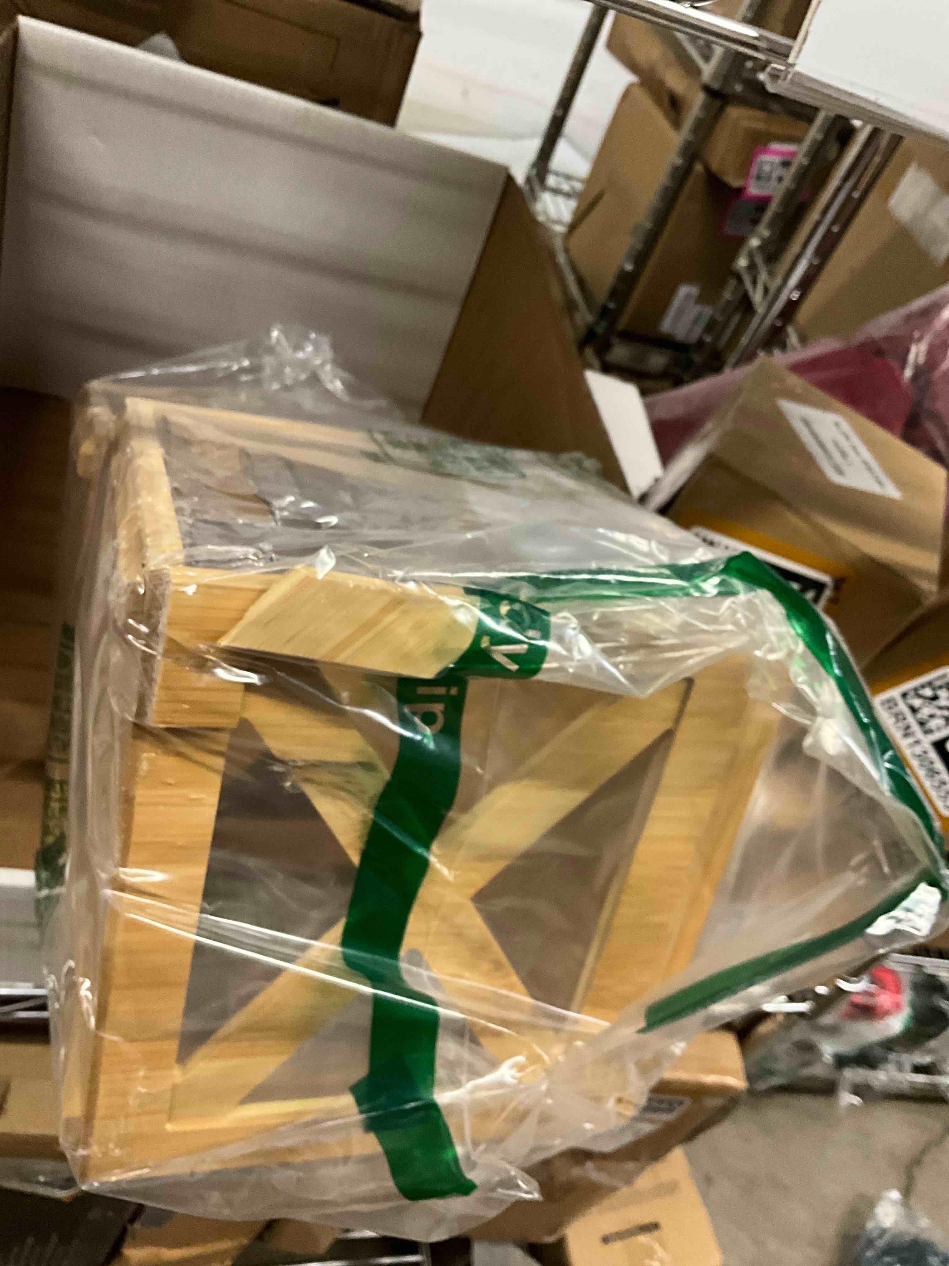 Condition photo showing Good Condition for Bamboo Snack & Pantry kitchen Organizer – 2 Pack Bamboo Stackable Storage Drawers – Pull Out Storage for Cookies, Spices, Coffee Pods & K Cups – Clear Acrylic Drawer for Countertop Use