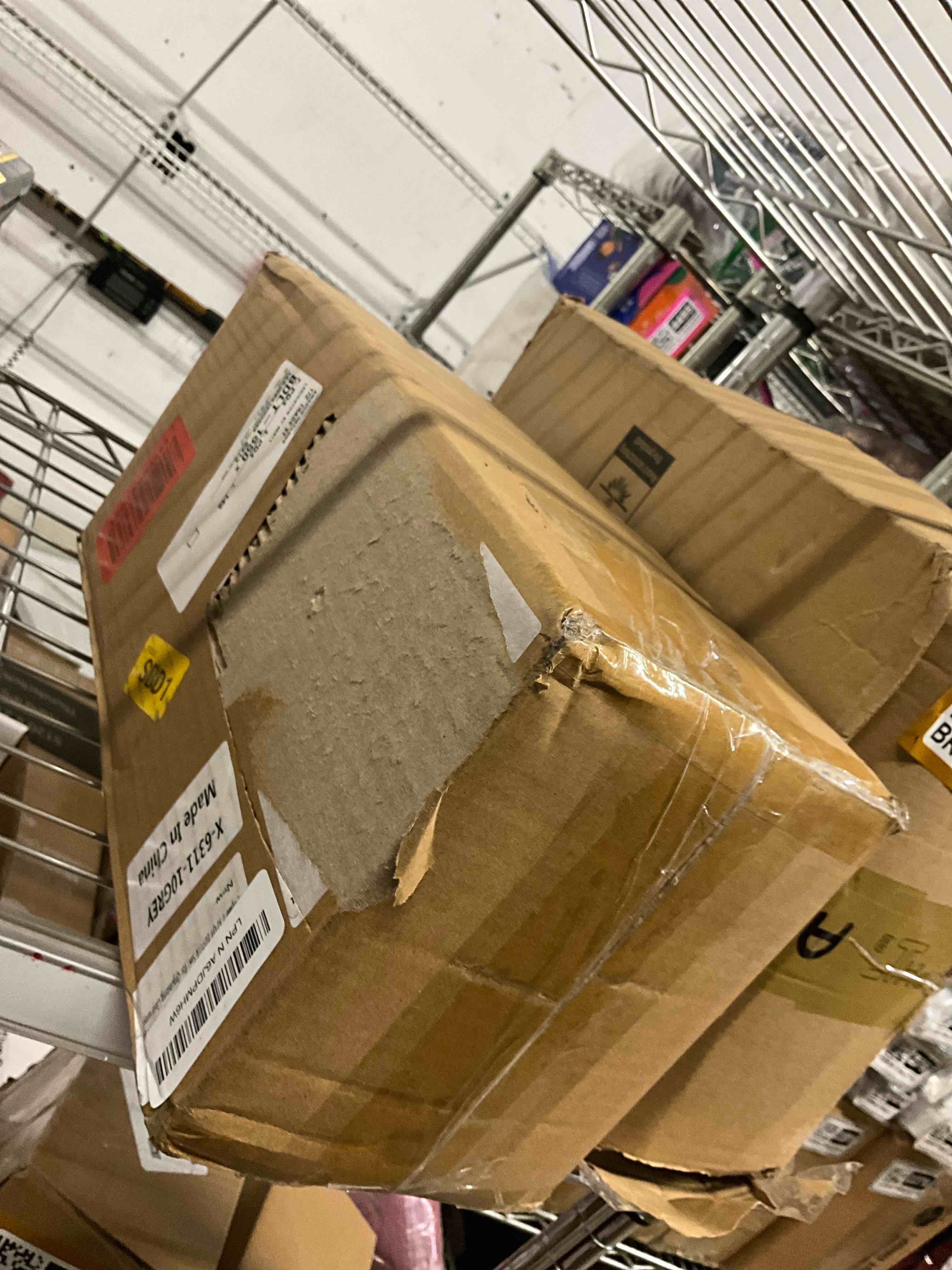 Condition photo showing Good Condition for Citylife 1.3 QT 10 Pack Small Storage Bins Plastic Storage Container Stackable Box with Lids for Organizing, Clear Grey 1.3 QT-clear grey 10 PCS