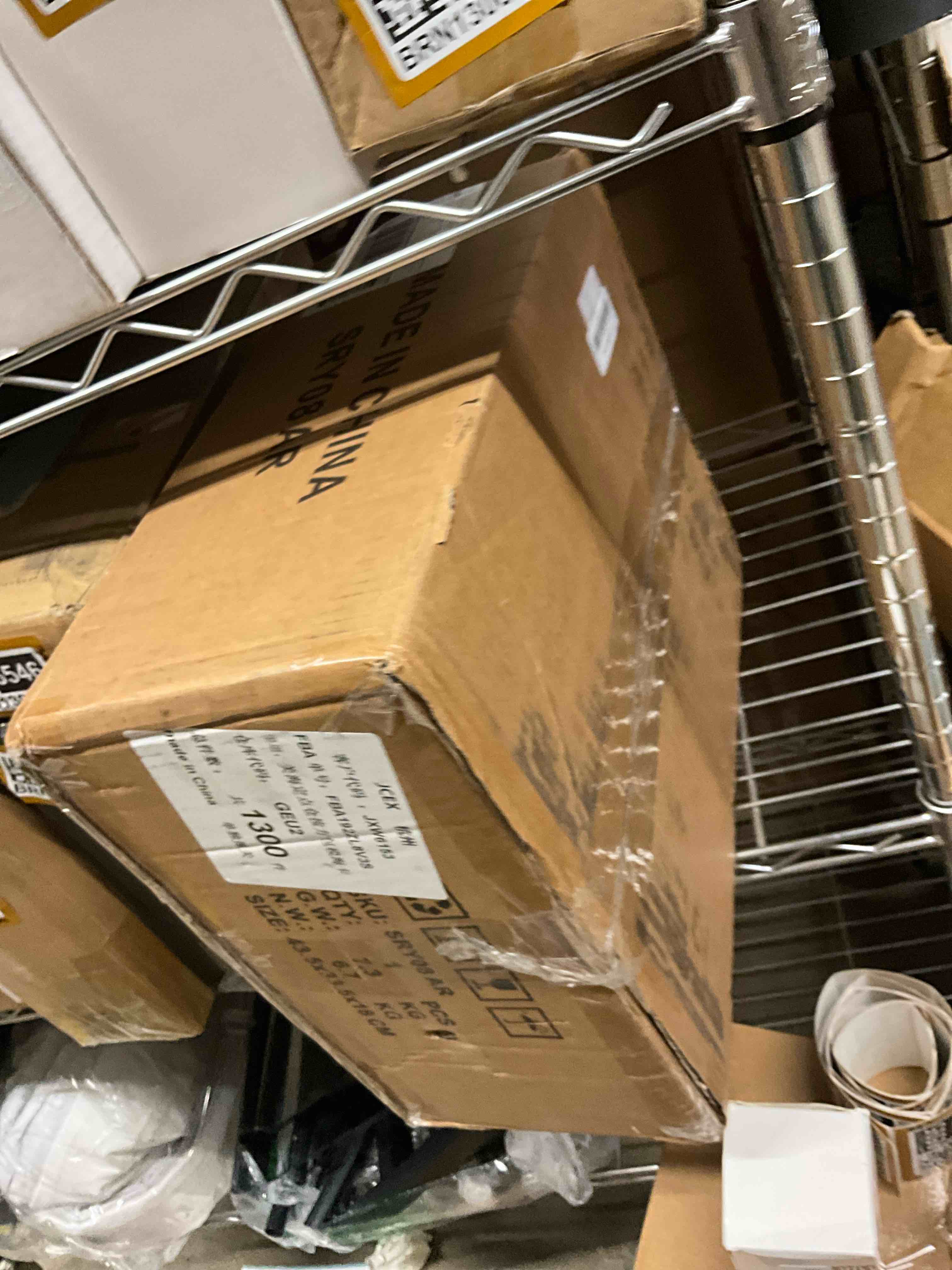 Condition photo showing Good Condition for 8 Tiers Tall Shoe Rack Organizer, Large Capacity Shoe Rack Holds 32 Pairs of Shoes, Durable and Stable, Adjustable Metal Shelf Stackable Shoe Shelf for Entryway, Hallway, Living Room, Closet Rustic Brown 27.8" x 10.8" x 52.6"