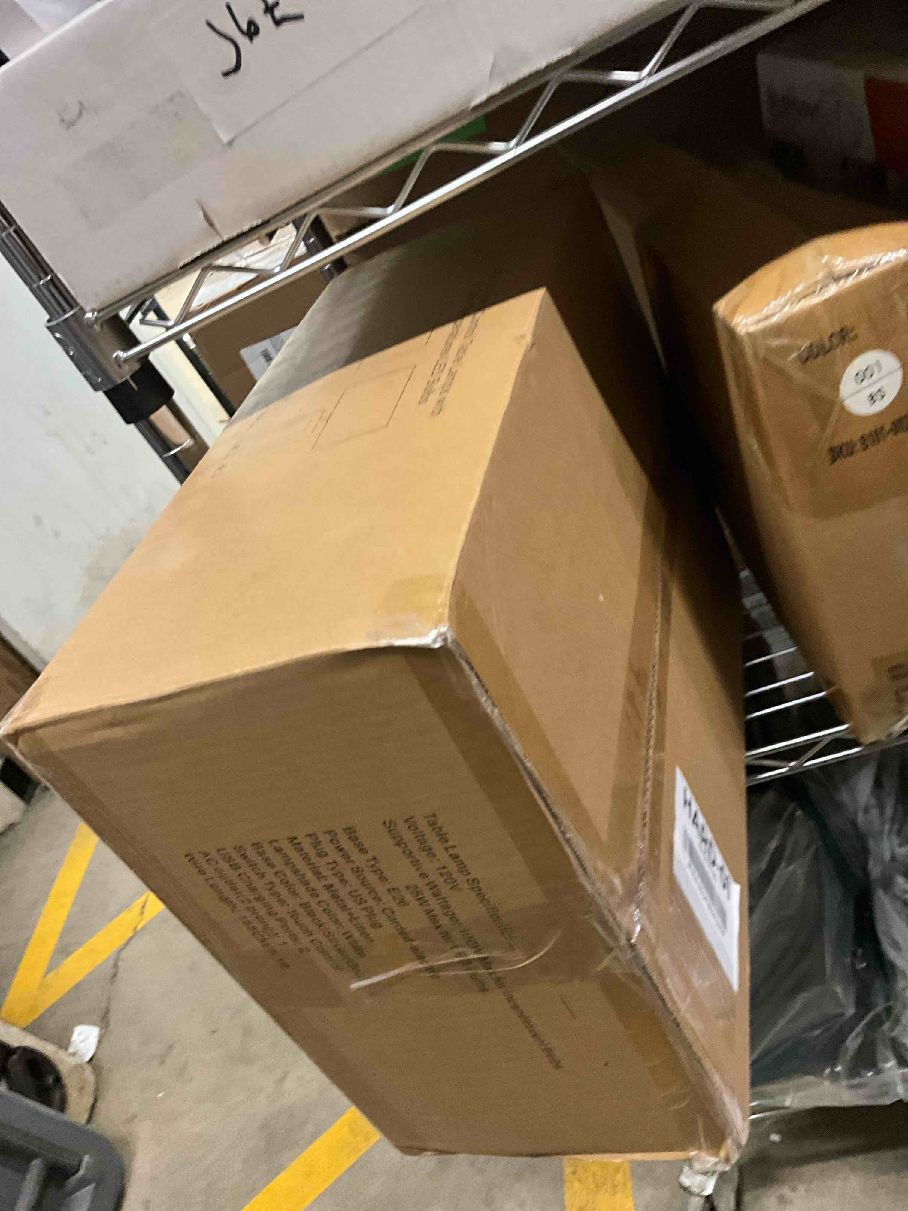 Condition photo showing Good Condition for 3 Color Temperatures Table Lamps for Bedrooms Set of 2, 22’’ Touch Control Bedside Nightstand Lamps with 2 USB Ports & AC Outlet, Stepless Dimmable Lamps with White Shade, Modern Decor for Living Room Black Large