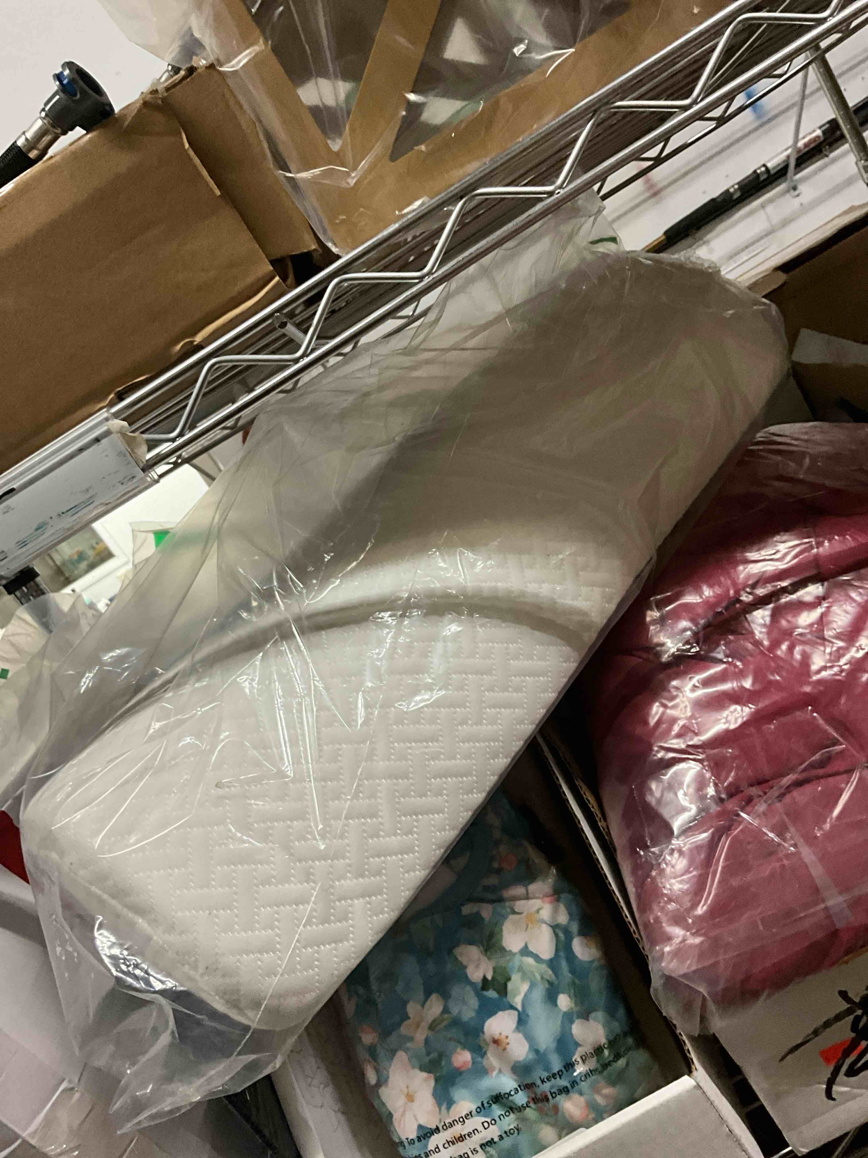 Condition photo showing Good Condition for 5 STARS UNITED Knee Pillow for Back Sleeping – Memory Foam Cushion for Sciatica Pain Relief – Under Leg Support for Sleeping on Back – Half Moon Bolster for Bed, White White Standard