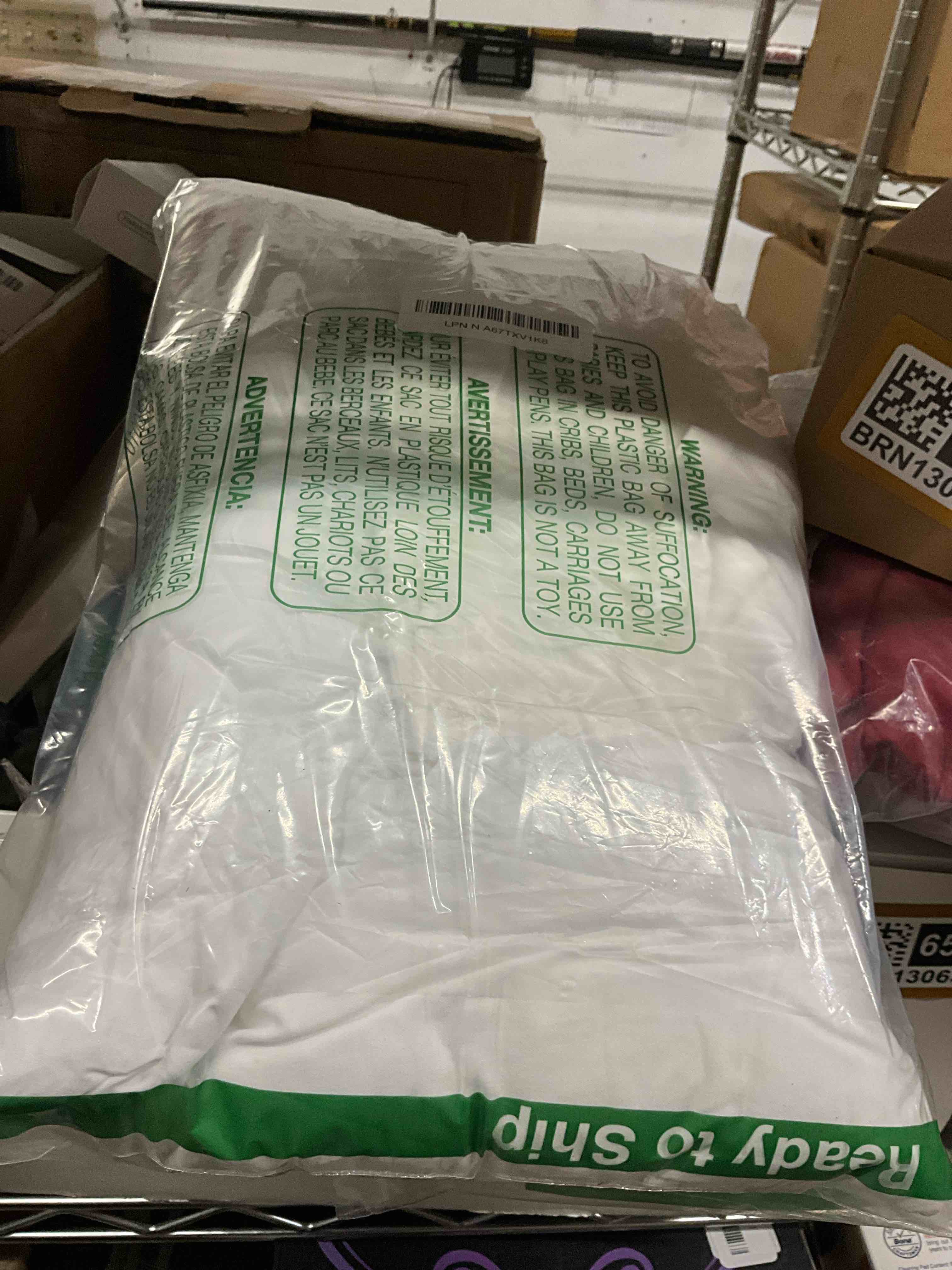 Condition photo showing Good Condition for ZPECC Toddler Pillow with Pillowcase - 13x18 Organic Cotton Hypoallergenic Kids Pillow, Baby Essentials for Travel Crib Daycare Stroller (Intended for Age 2 and up) White Stripe White Stripe 2 Piece Set 13"x18"