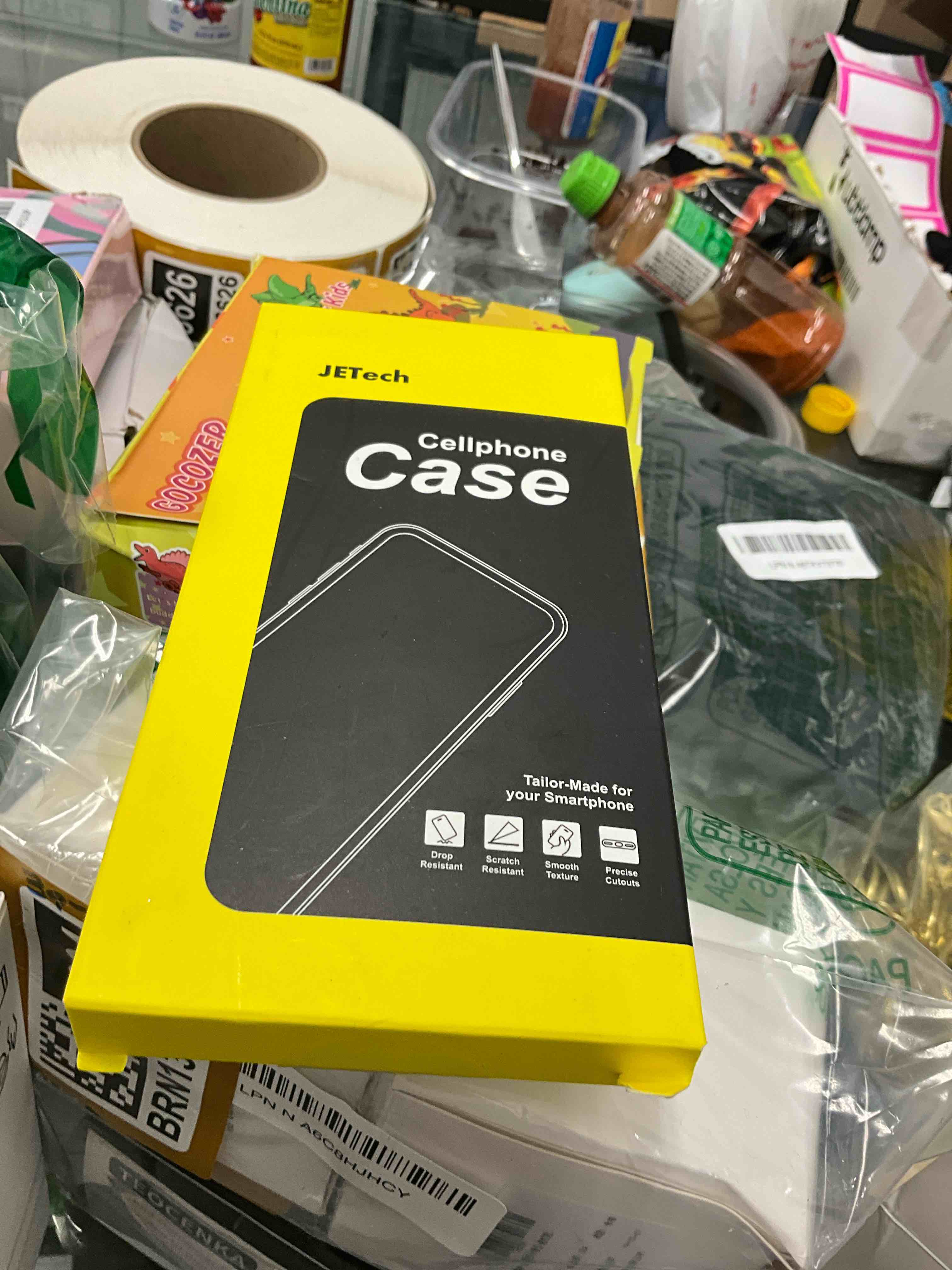 Condition photo showing Good Condition for JETech Matte Case for iPhone Air, NOT for iPhone 17, Shockproof Military Grade Drop Protection, Frosted Translucent Back Minimalist Phone Cover, Anti-Fingerprint, 6.5-Inch Display (Black) iPhone Air Black