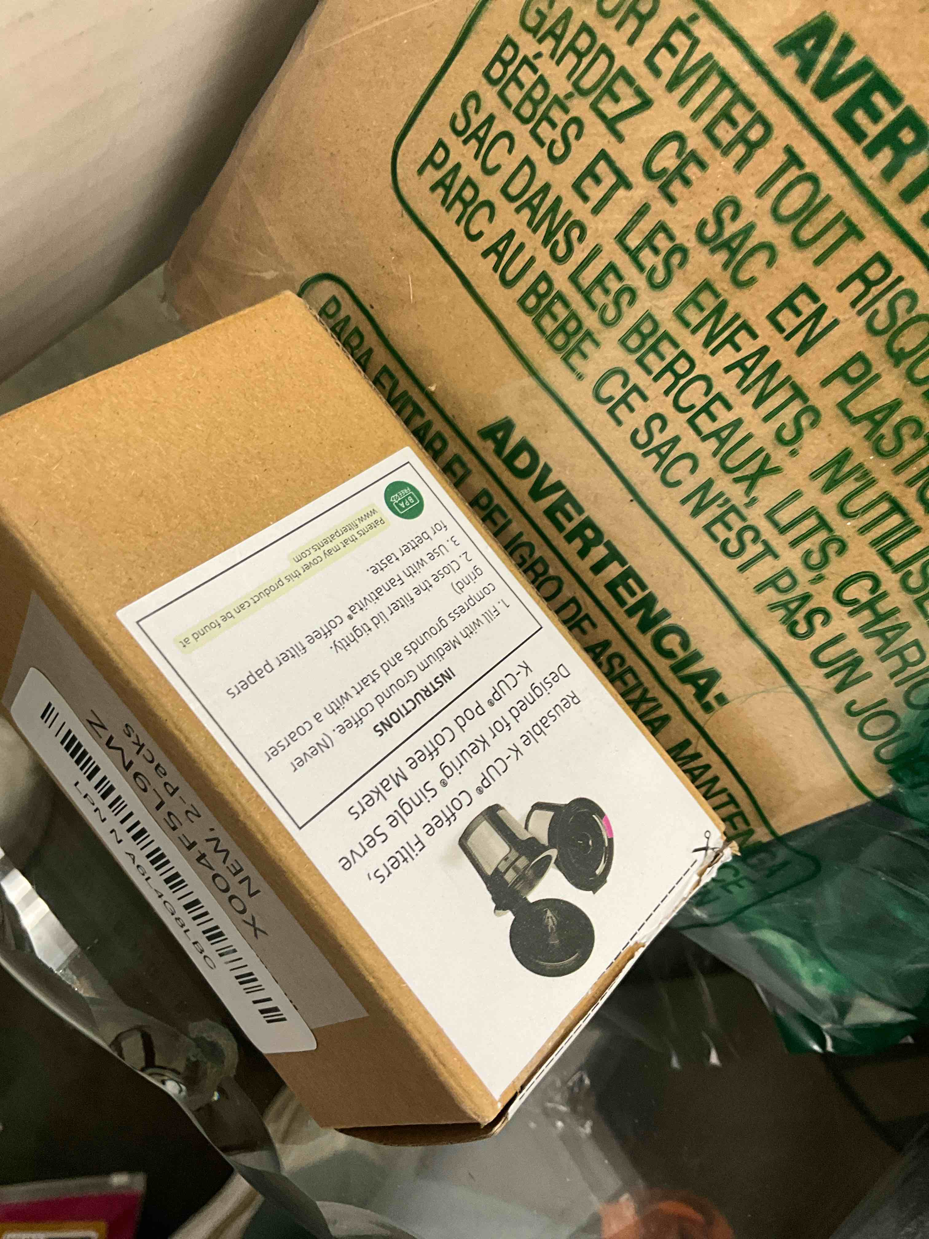 Condition photo showing Good Condition for Reusable K Cups for Keurig K Elite, K Classic, K Compact, K Latte, K Duo and All 2.0 & 1.0 Coffee Makers, 2 Pack K Cup Coffee Filters - Black Black - 2 Pack