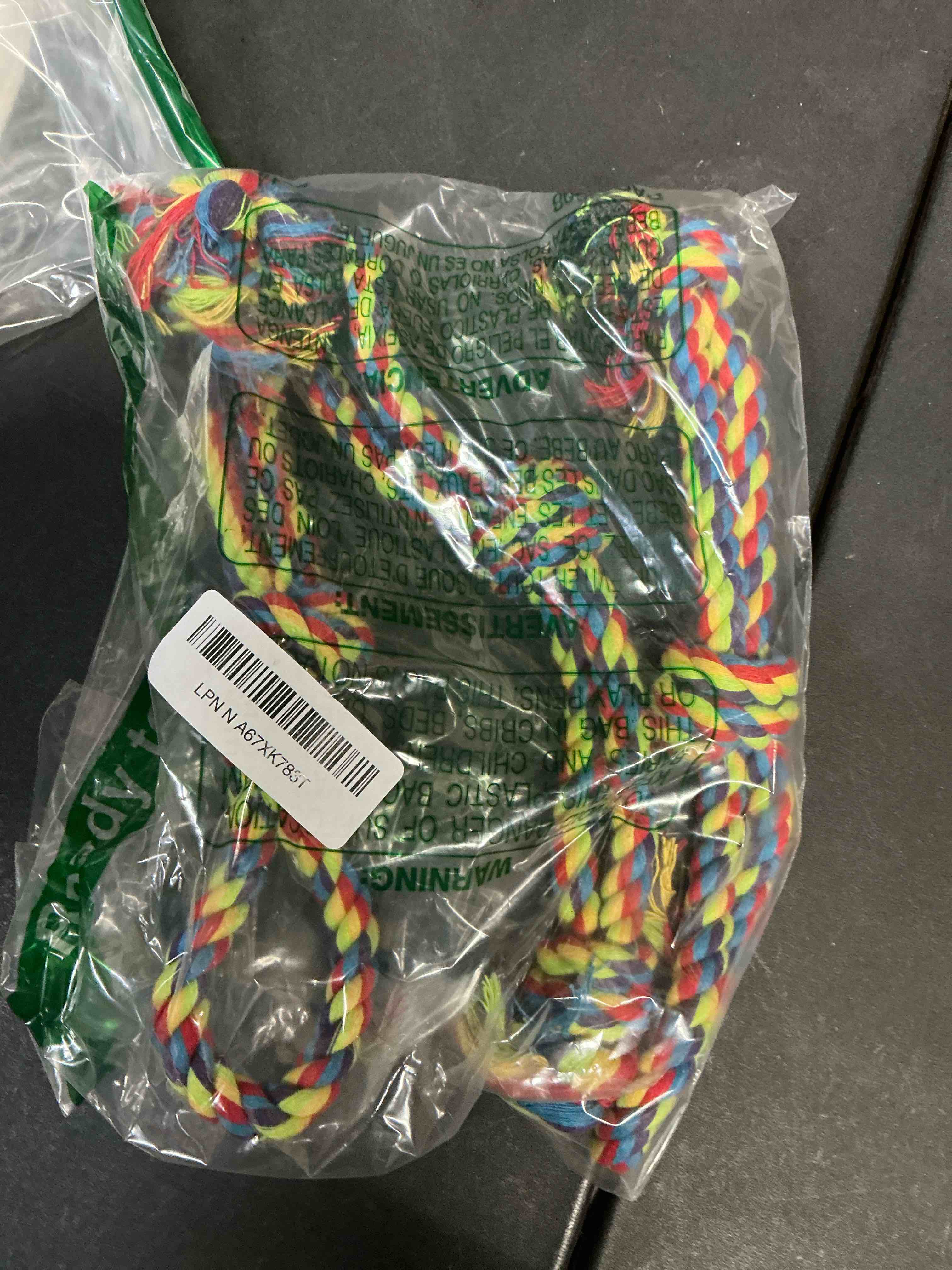 Condition photo showing Good Condition for DIBBATU Dog Rope Toy, 3 Pack for Small Dogs, Durable Interactive Puppy Toys Ropes, Flirt Pole Replacement Toys for Teething Health, Relieve Boredom