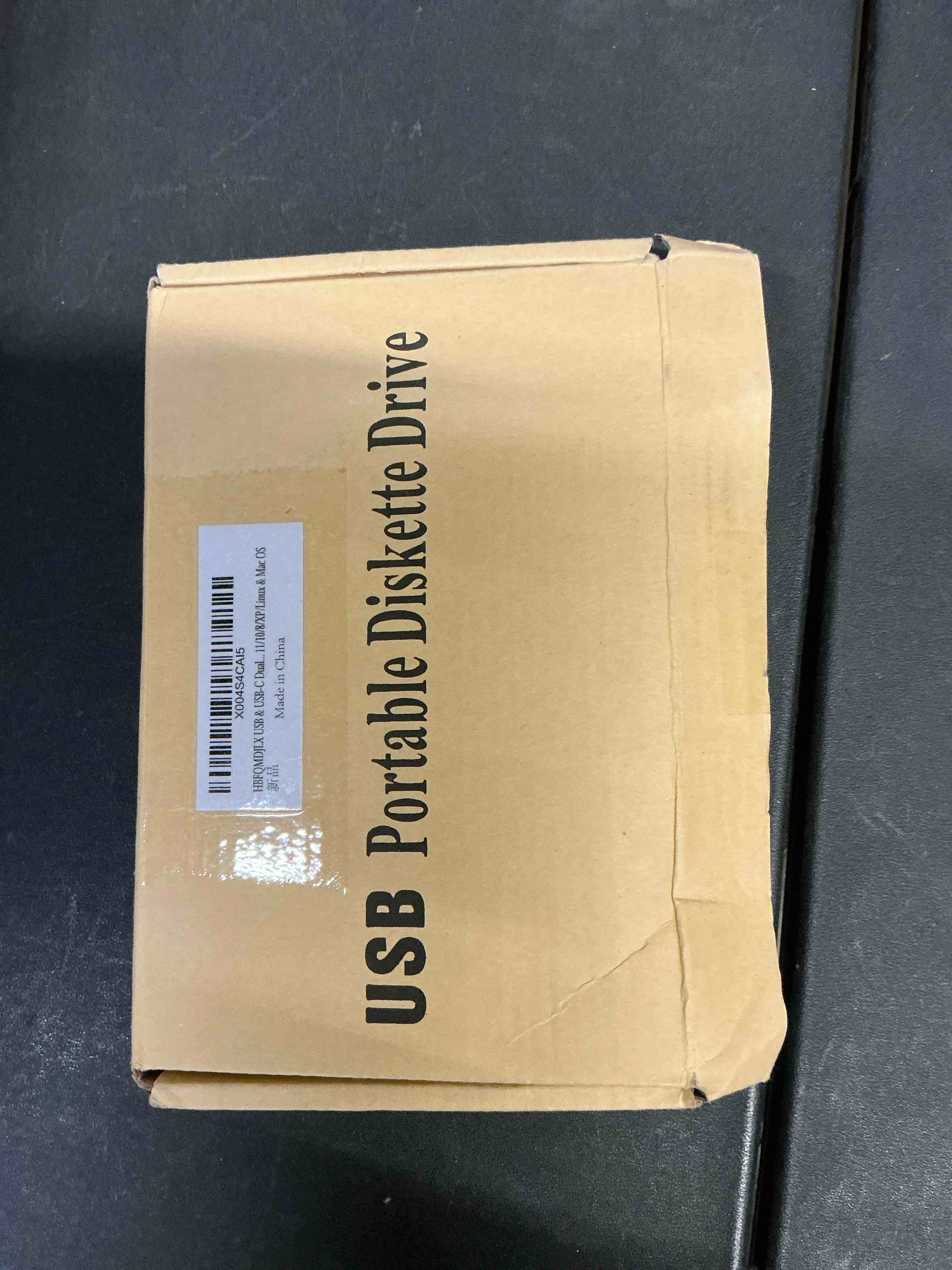 Condition photo showing Good Condition for USB & USB-C Dual Interface External Floppy Disk Drive, 1.44MB FDD for Laptop PC Desktop, Compatible with Windows 11/10/8/XP/Linux & Mac OS