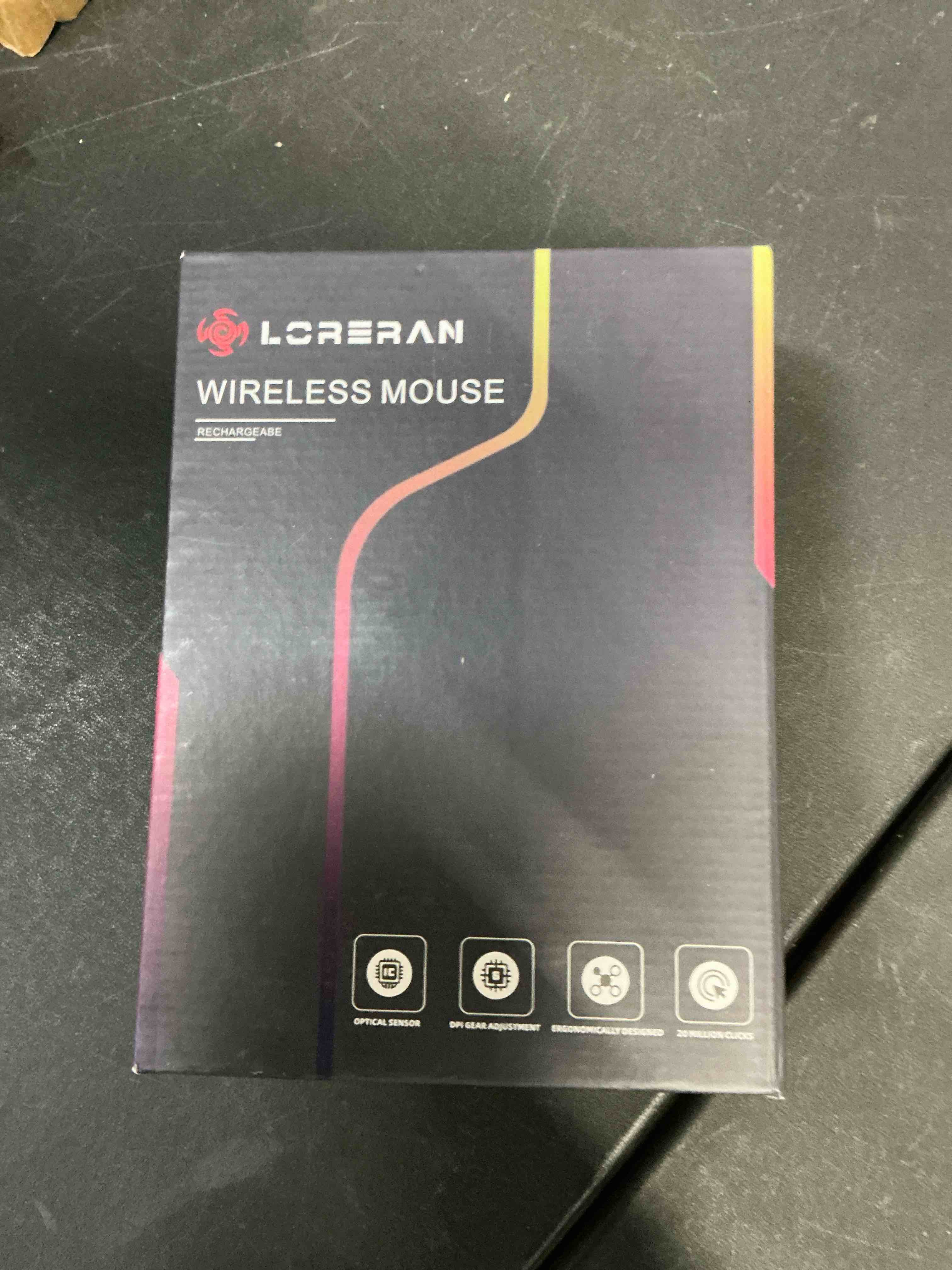 Condition photo showing New/Like New for Wireless Gaming Mouse, Optical Tri-Mode RGB Mouse with 2.4G USB Receiver, 6-Level 4800 DPI, Ergonomic Gamer Mouse, 6 Macro Buttons, Rechargeable Bluetooth Mouse for Laptop, PC, Mac